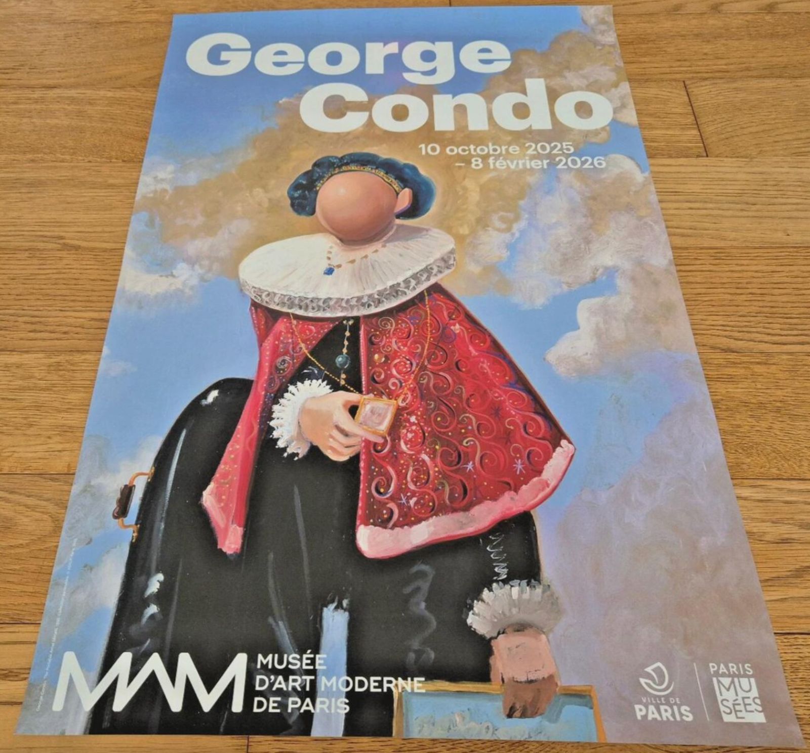 George Condo Official Poster Poster Exhibition Paris Mint Condition Art photo for sale