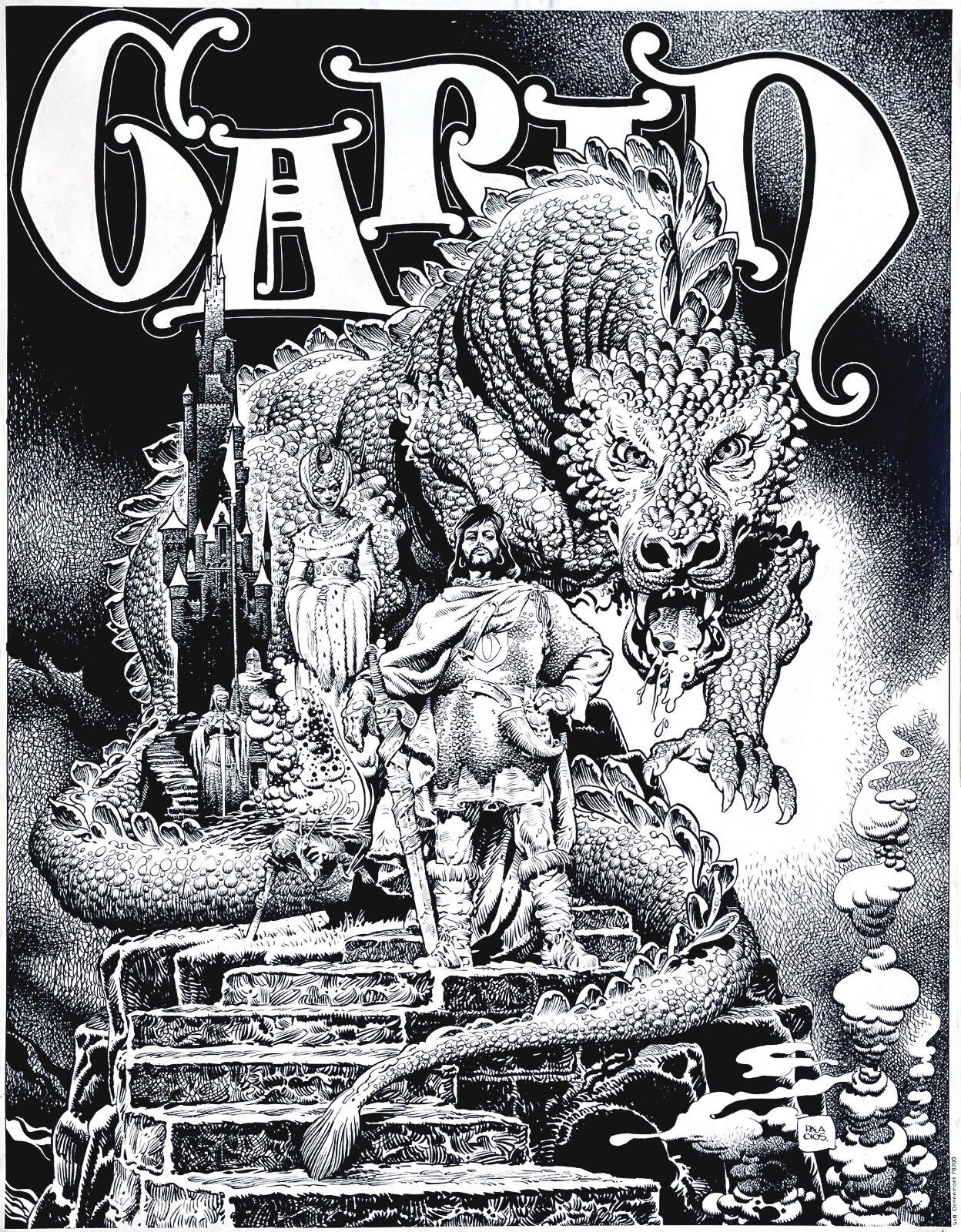 Palacios Antonio Hernandez Comic Poster Large Garin Poster 1980 60 X 47