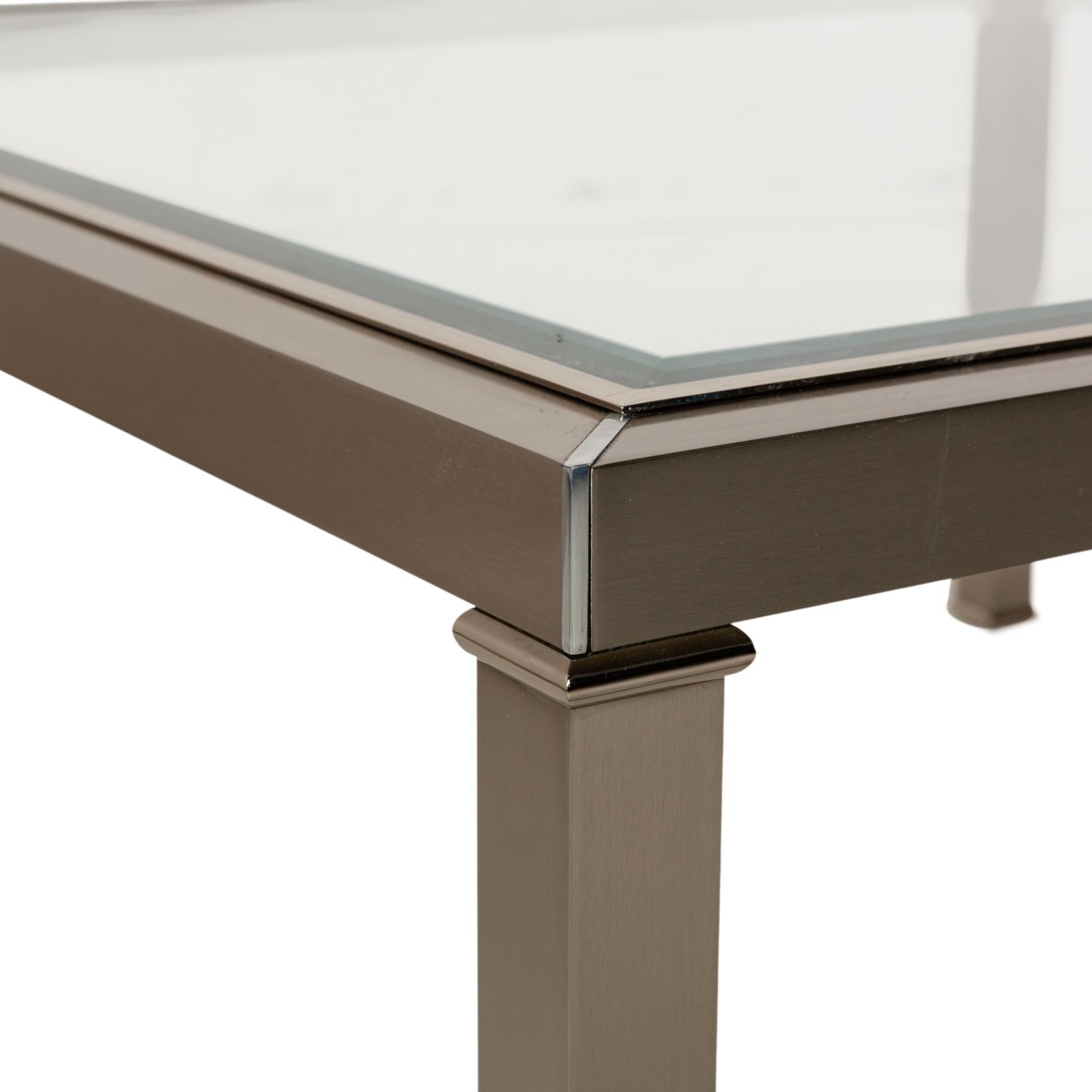 Sovet Italia Nice Glass Coffee Table Silver photo 1452.0