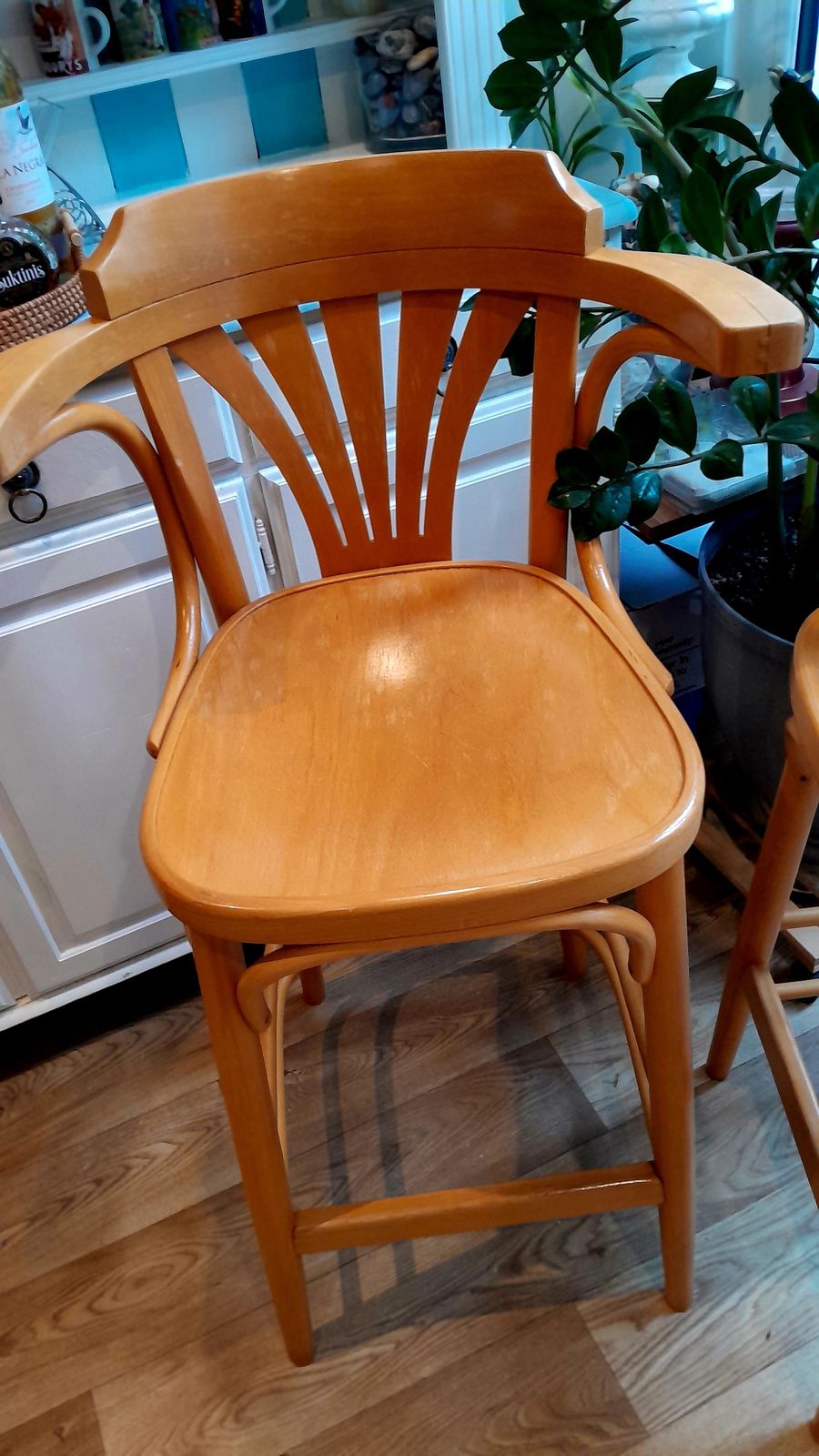 Set Of 2 Vintage Radomsko Zmg Bar Stools 1970s 1980s photo 750.0