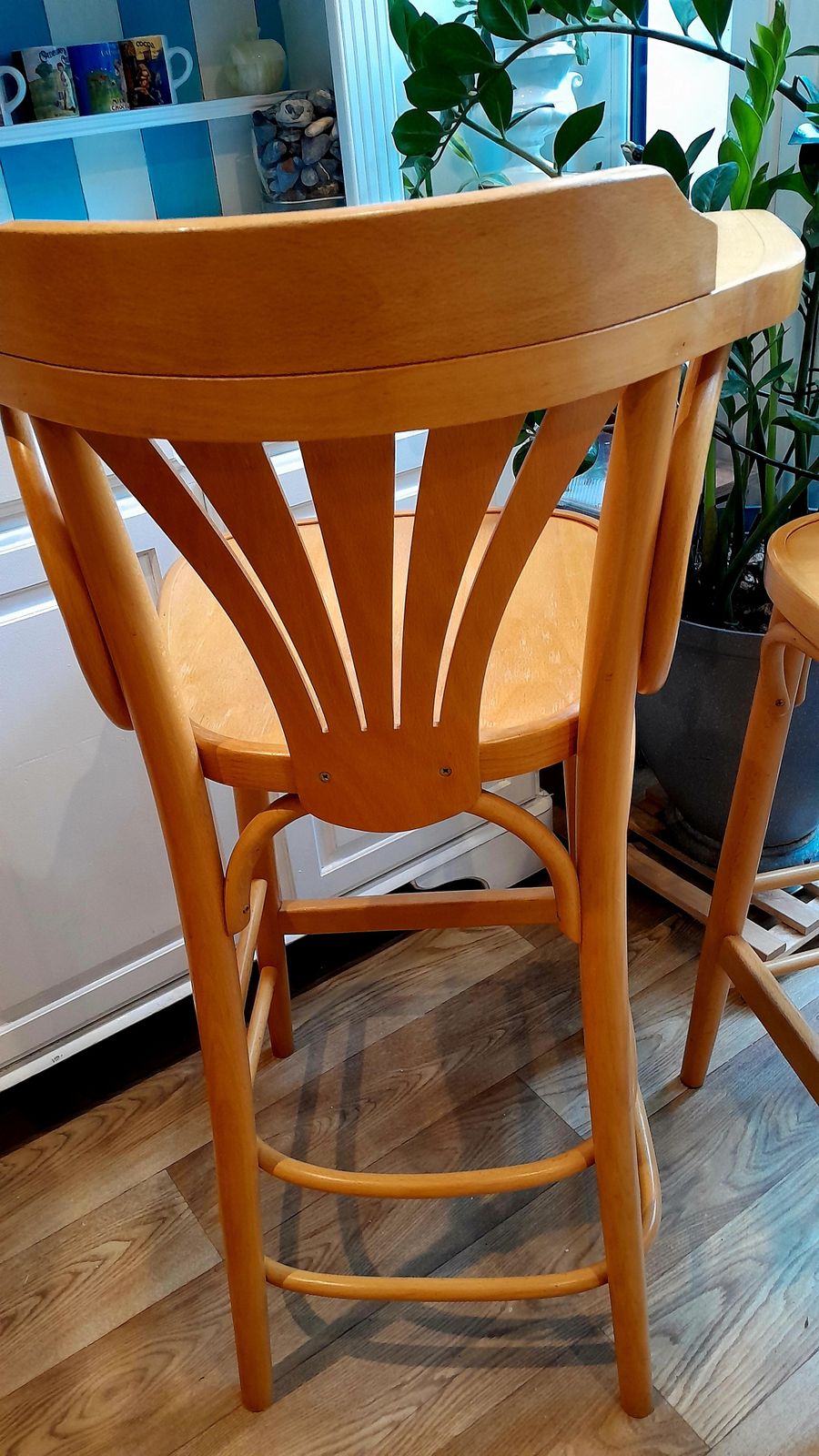 Set Of 2 Vintage Radomsko Zmg Bar Stools 1970s 1980s photo buy