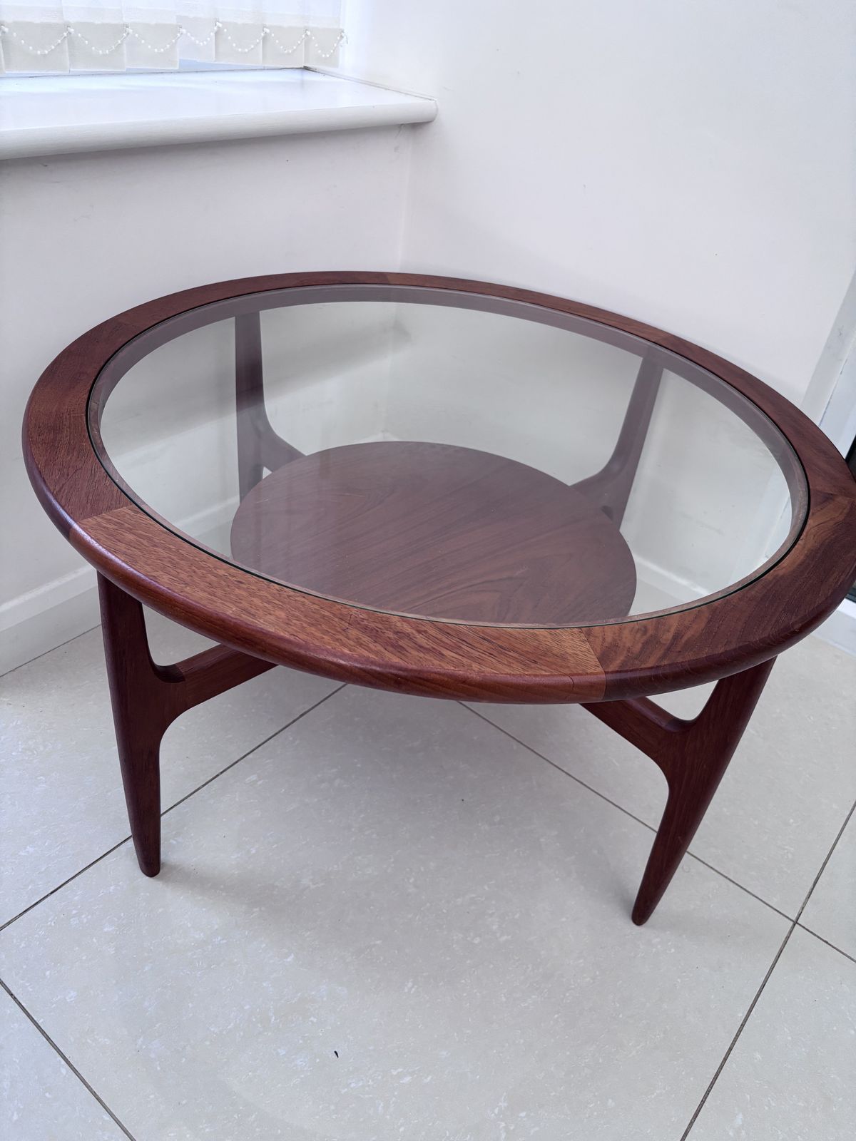 Teak And Glass Coffee Table Superb Quality By Stonehill Of London. photo buy