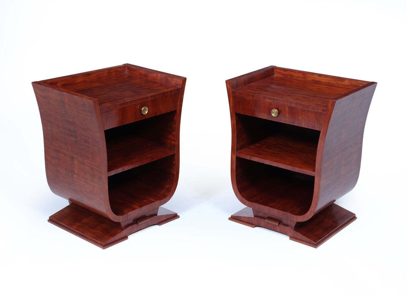 Pair Of French Art Deco Bedside Cabinets photo for sale