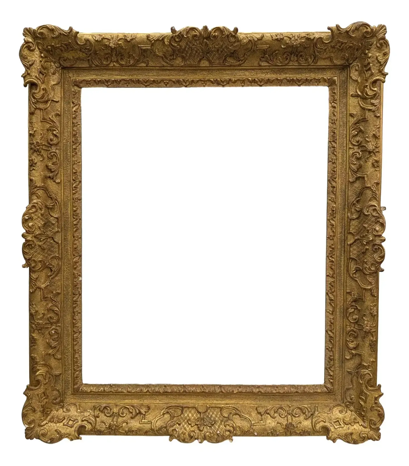 Late 19th Century Giltwood Frame For Restoration, 66x55 Cm photo furniture