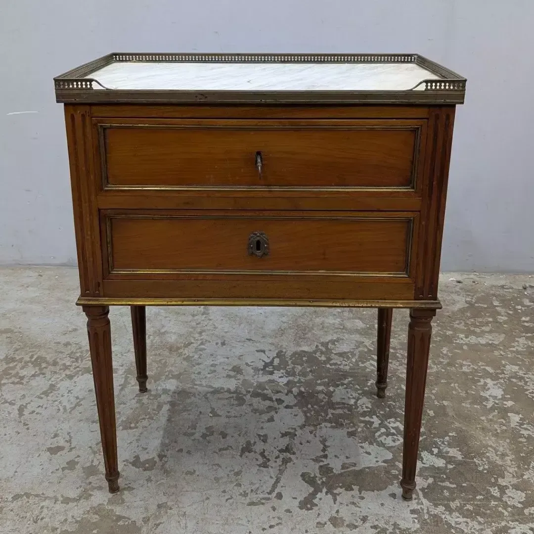 Small Mahogany Chest Of Drawers In The Louis XVI Style photo for sale
