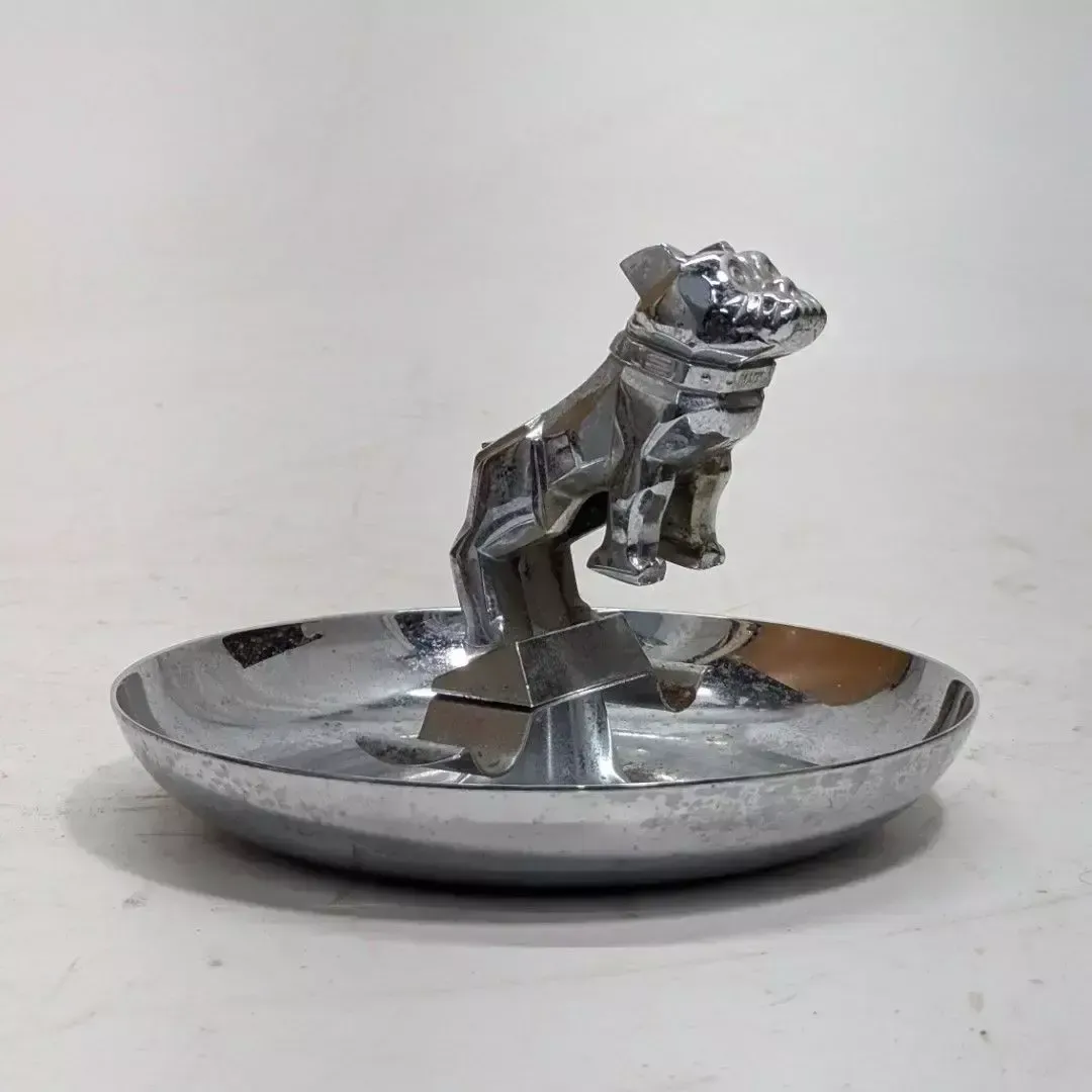 Mack Trucks Cigar Ashtray With Bulldog Design photo buy