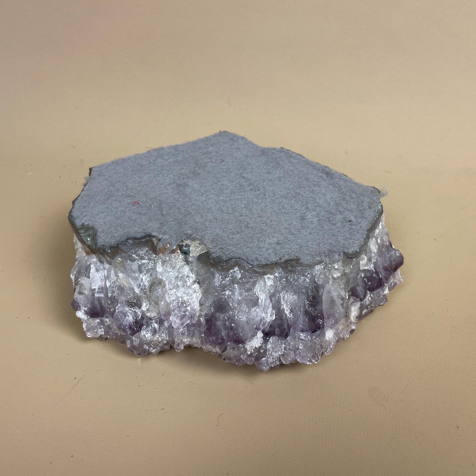 Amethyst Crystal Tea Light Candle Holder Purple Cluster Incense Burner Natural Rock Candlestick Holder Home Interior Decor photo buy