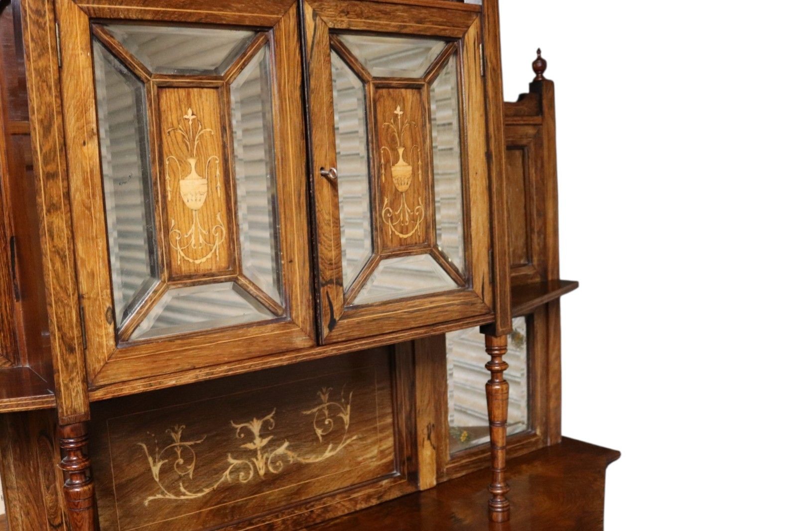 Antique Victorian Inlaid Rosewood Chiffonier / Parlour Cabinet 19th Century photo for sale