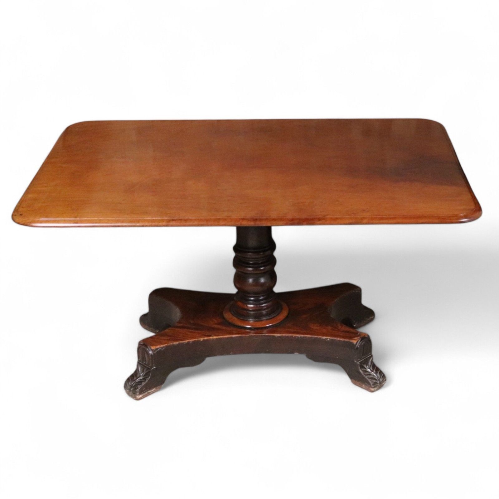 Furniture Antique Regency Mahogany Tilt Top Breakfast Table 19th Century Dining Table photo