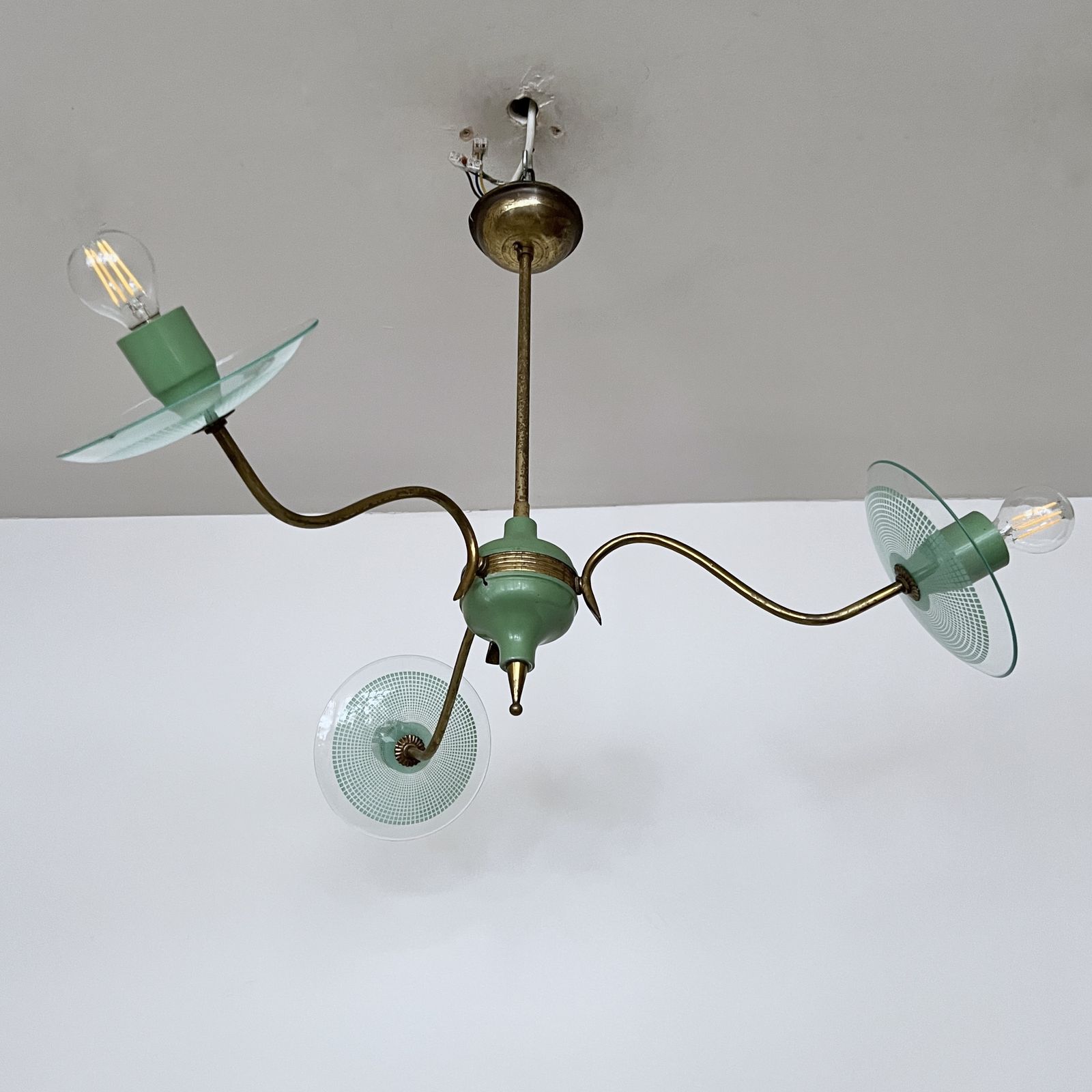 Italian Mid Century Modern Chandelier photo furniture