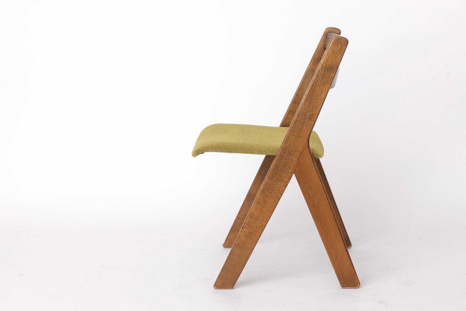 Set Of 4 Vintage German Dining Chairs 1970s, Attributed To Casala, Beech Wood, Mid Century Modern photo 1280.0