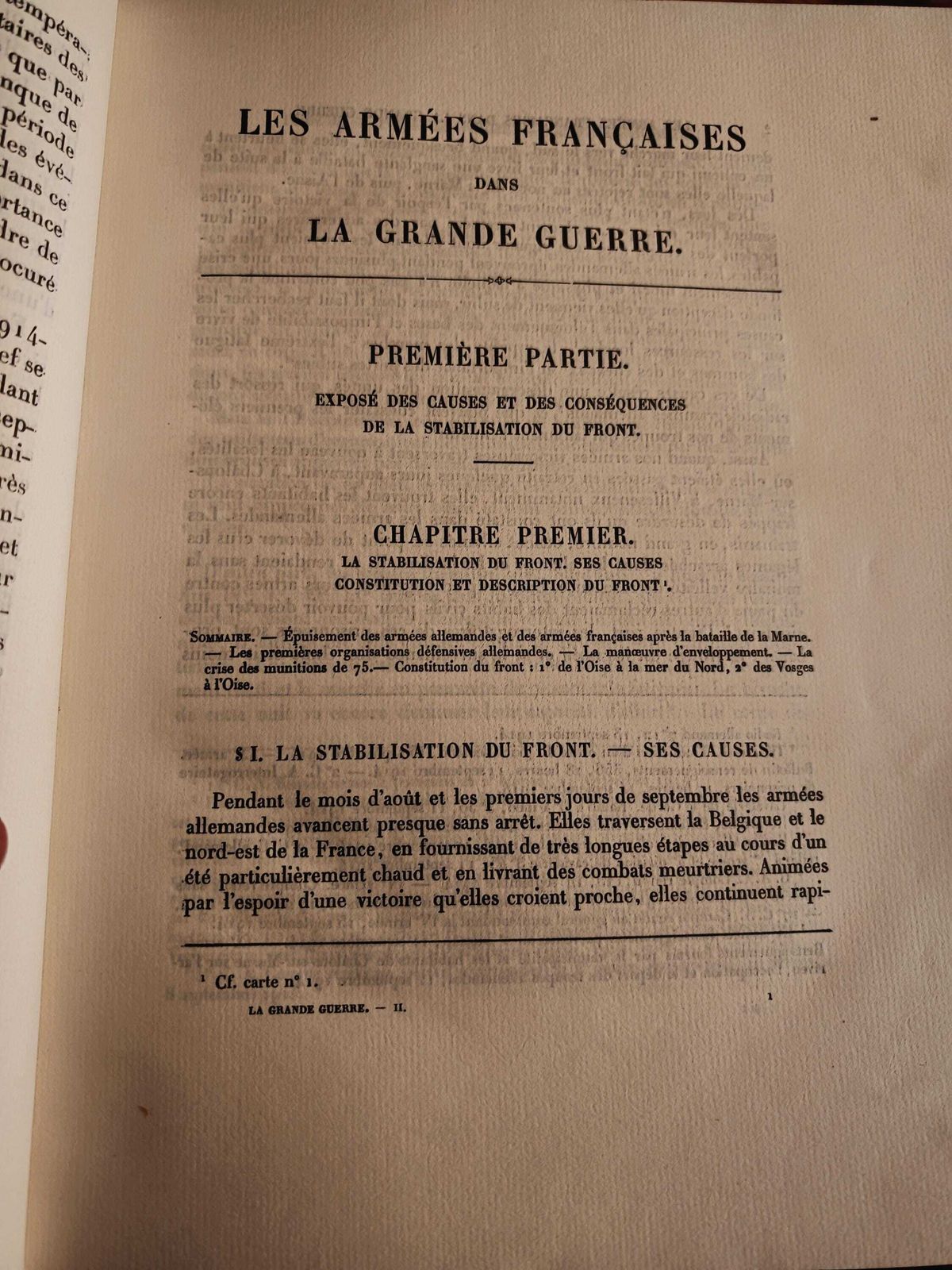 Antique "Les Armees Francaises Dans La Grande Guerre"   Tome II   Full Set   "Stabilisation Of The Front & Local Attacks"   Gd Cond   1931 photo 200.0