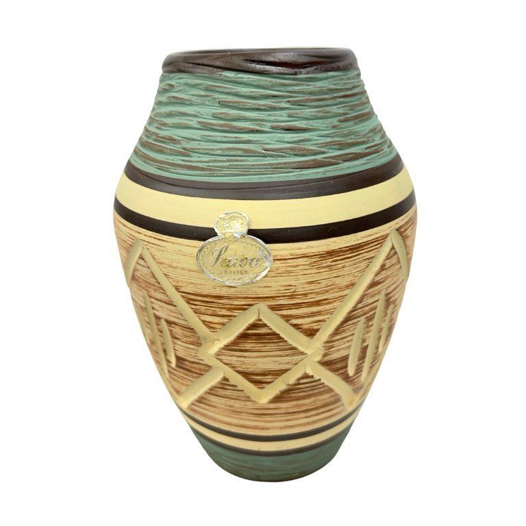 Esr Sawa 256 15 Mid Century Modern Collector's Vase, Germany 1960s photo vinterior