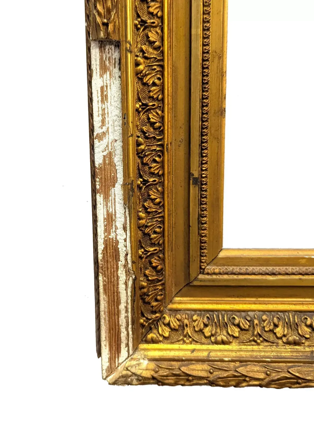 Frame To Restore In Gilded Wood1900 47.5x33.5 Cm. photo Home Decor