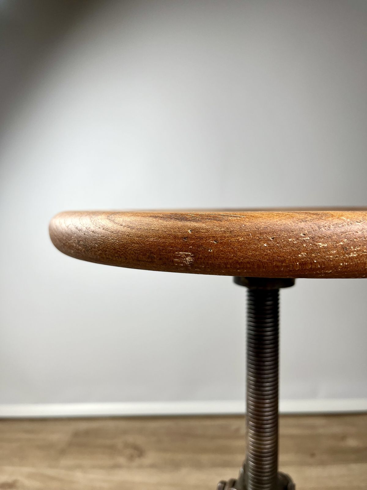 Rubery Owen Adjustable ‘Blade’ Stool, British 1940s photo Furniture