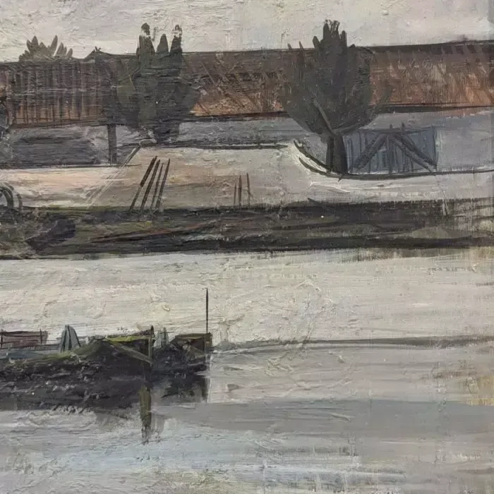 Factory At Port Saint Louis Du Rhône, 1957, By G. Reynier photo 1637.0