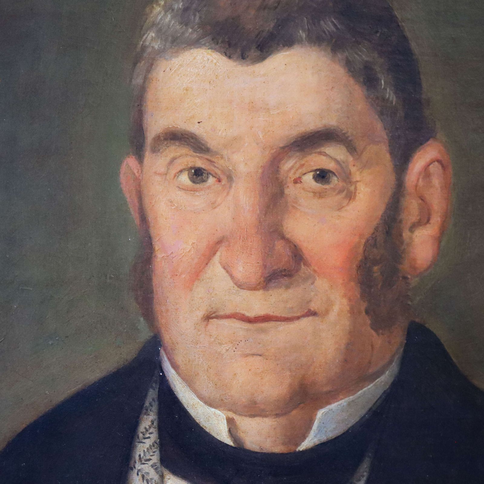 Antique Oil Painting — Portrait Of Girolamo Luxardo photo for sale