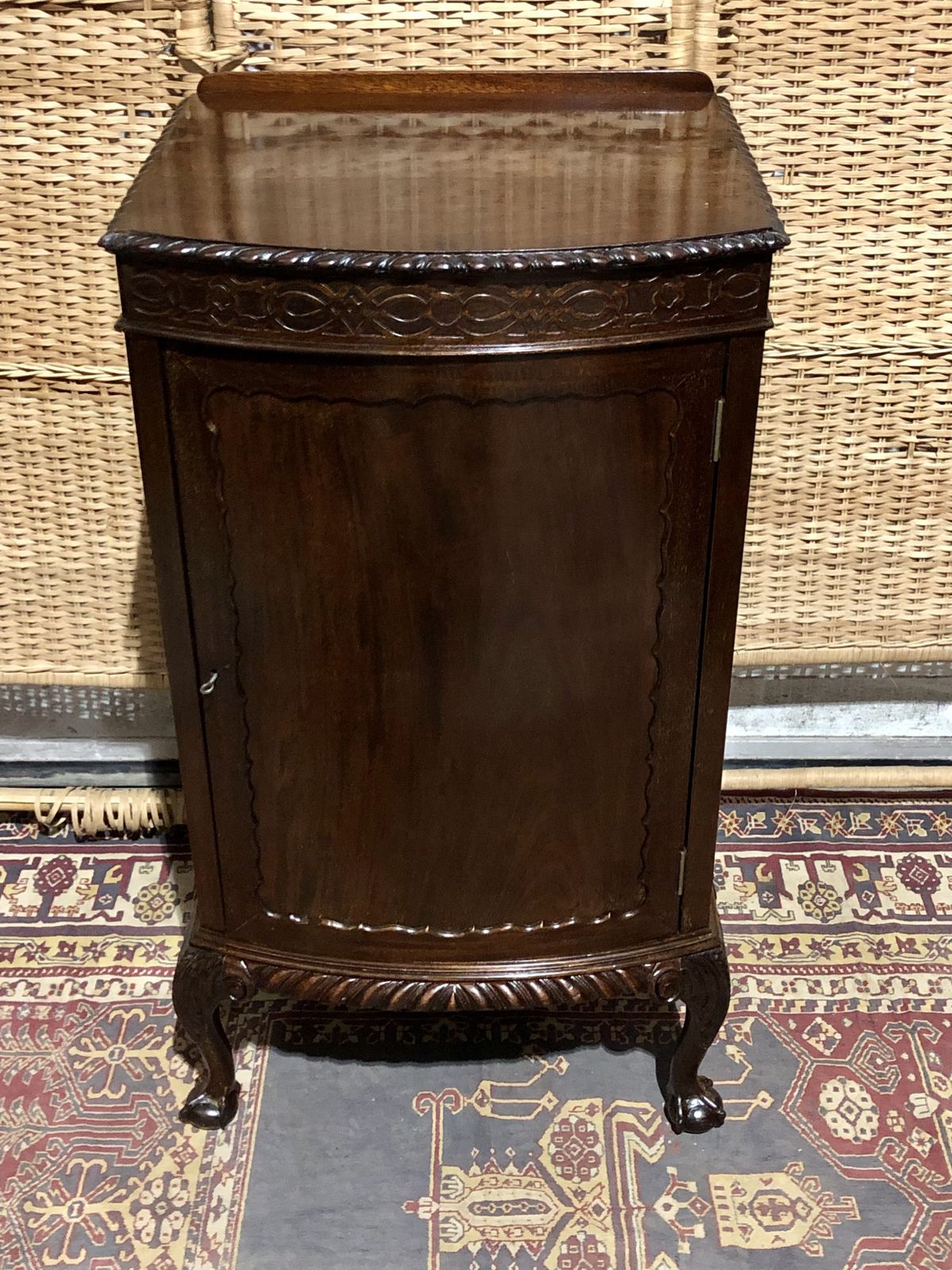 Handsome Edwardian Mahogany Side Or Drinks Cabinet photo buy