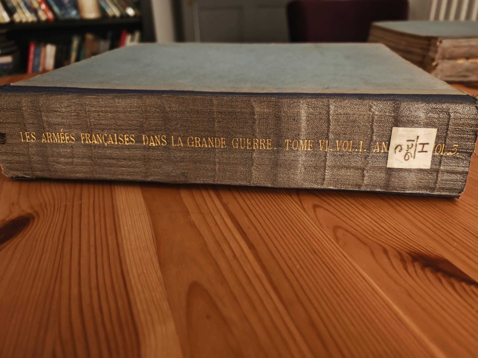 photo vinterior Antique "Les Armees Francaises Dans La Grande Guerre"   Tome VI   Volume II  Set   1917 Actions Following Brest Litovsk   Gd Con   20s 30s