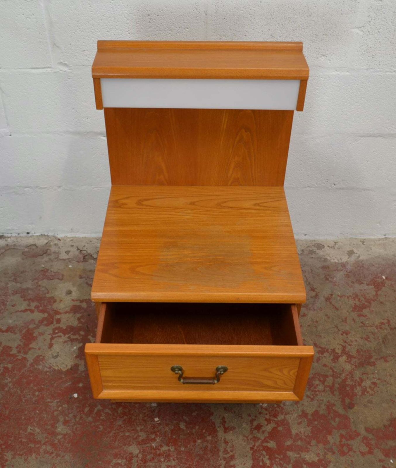 Vintage G Plan Bedside Chest Of Drawers With Lamps photo 180.0