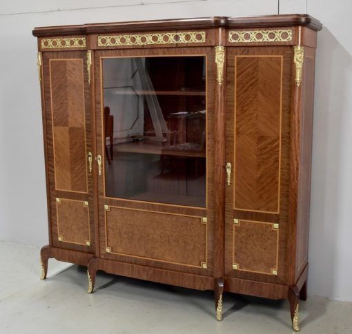 Wardrobe Library Louis 15th / Louis 16th In 20th Marquetry photo furniture