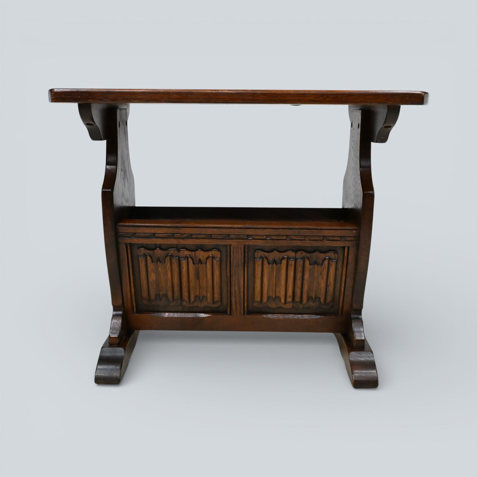 photo for sale Old Charm Magazine Rack In Tudor Brown Free* Uk Delivery