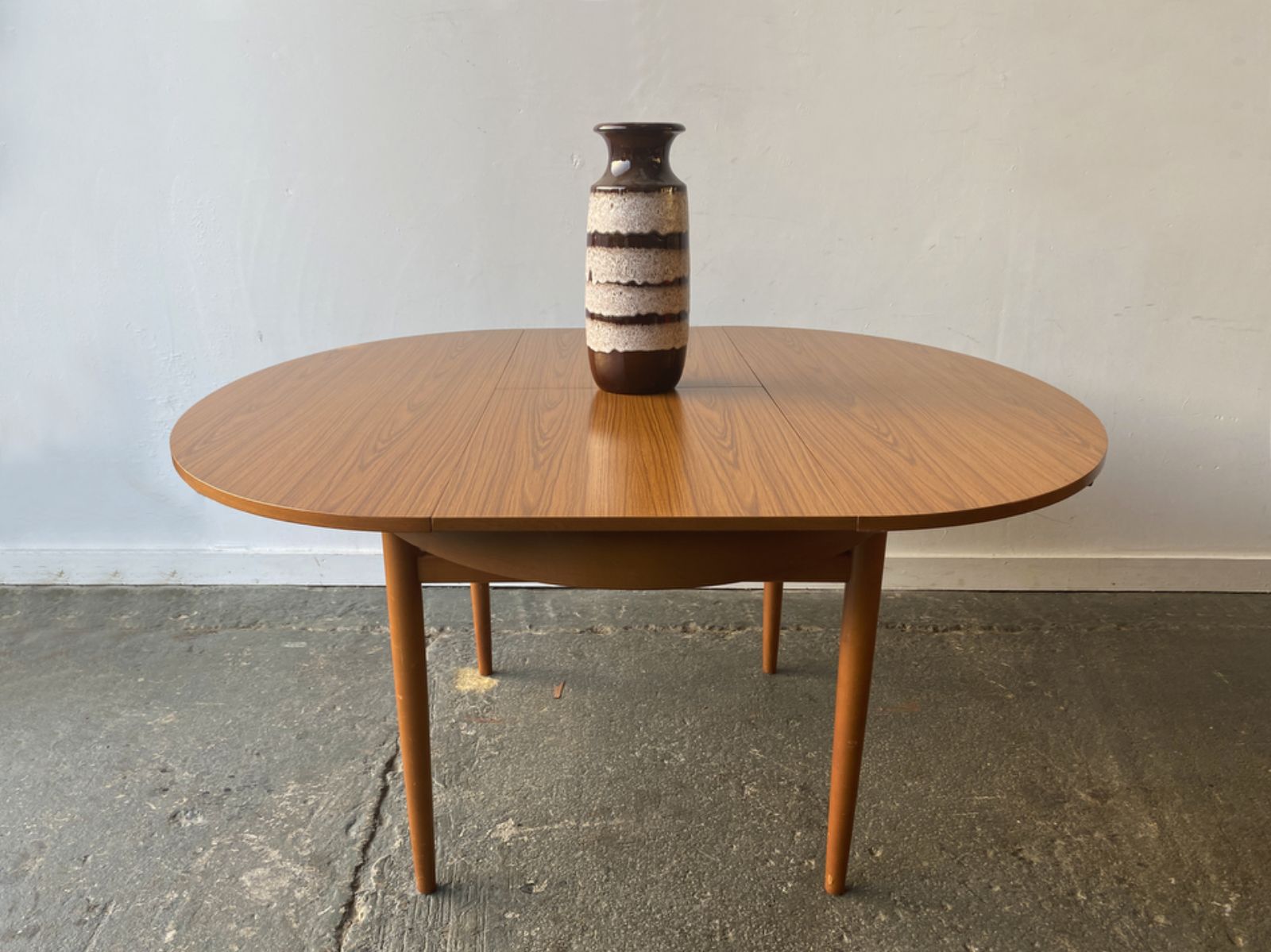 photo for sale 1960’s Mid Century Modern Extending Dining Table By Schrieber Furniture