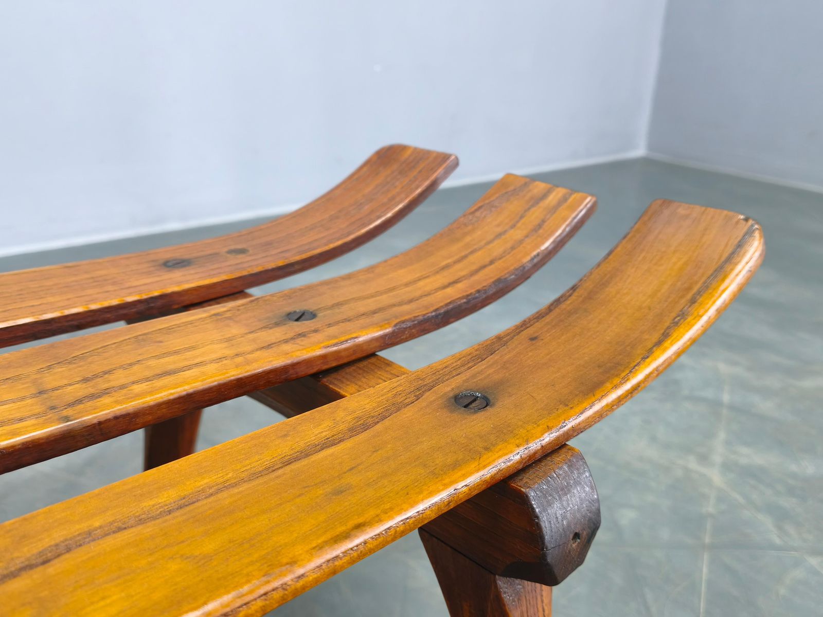 photo for sale 1930s Czech Oak Art Deco Sled