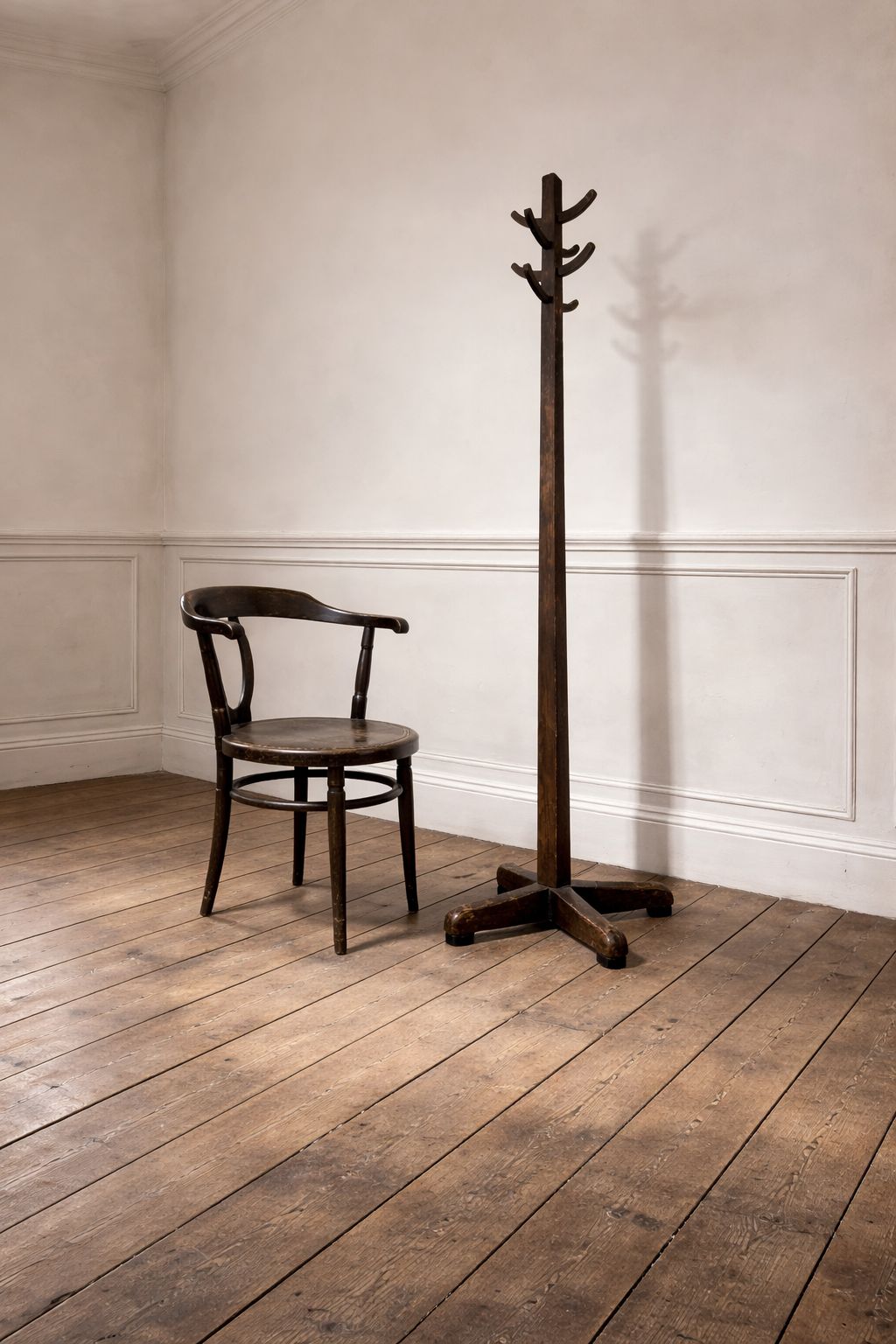 Vintage Mid Century Oak Abbess 'Cactus' Coat Rack | Vinterior