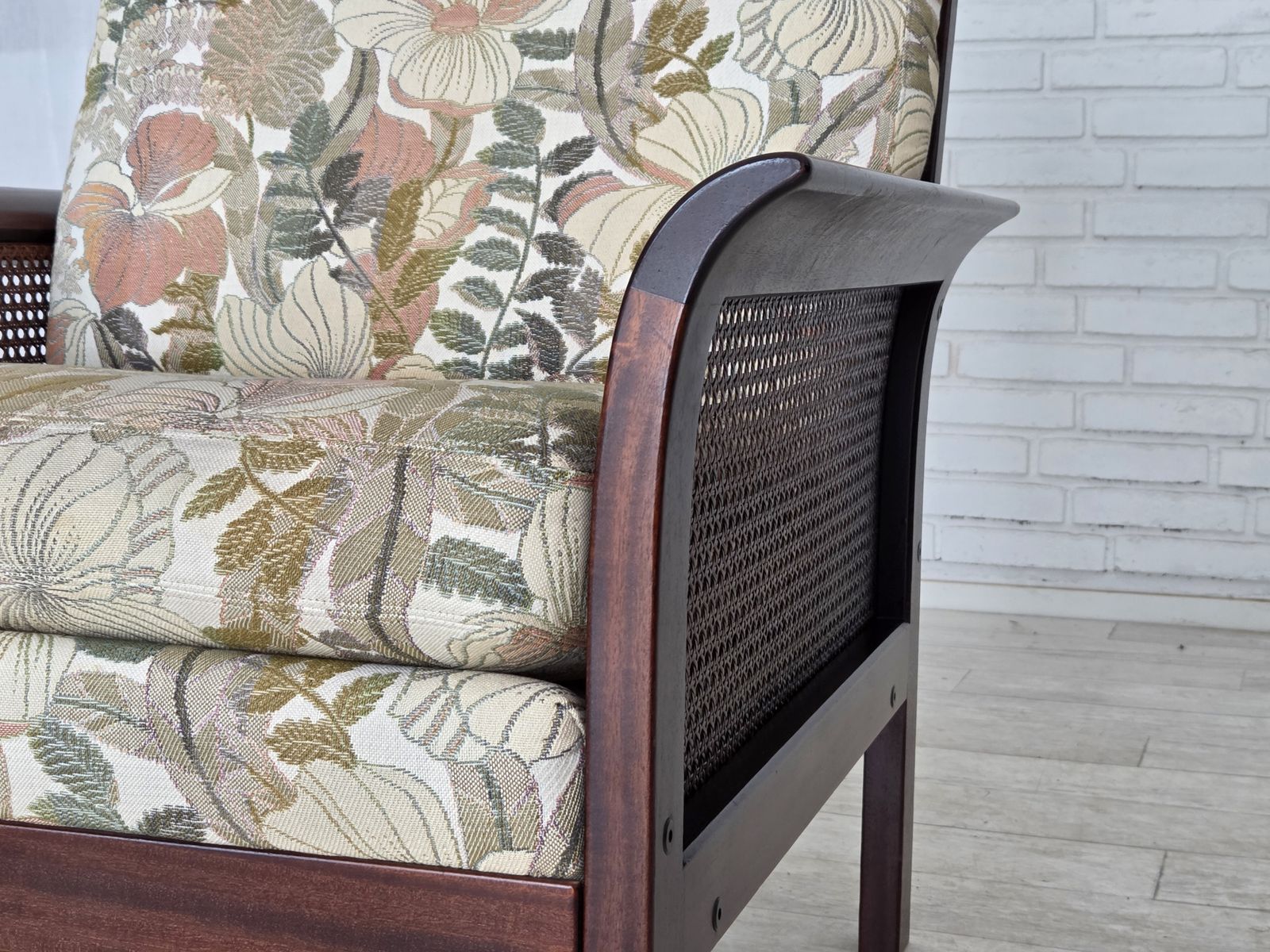 Furniture 1970s, Swedish Highback Armchair By Arne Norell. photo