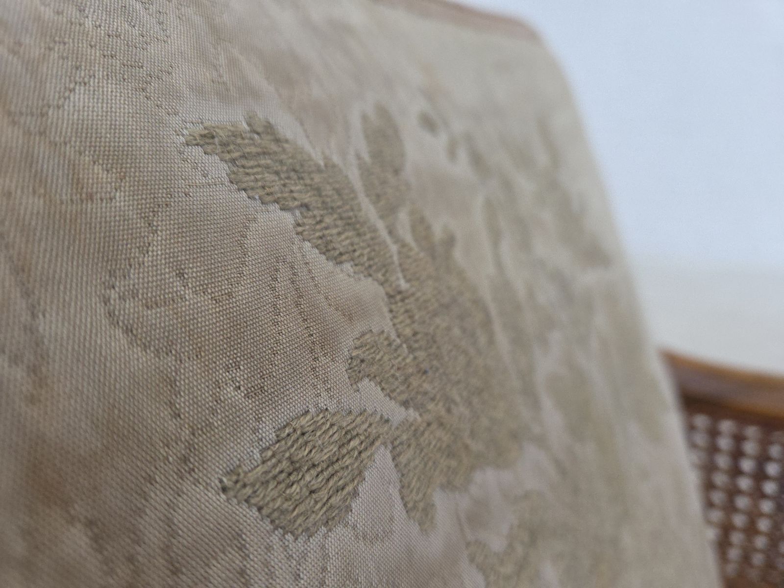 1930s, Danish Armchair, Furniture Velour, Ash Wood. photo 1270.0