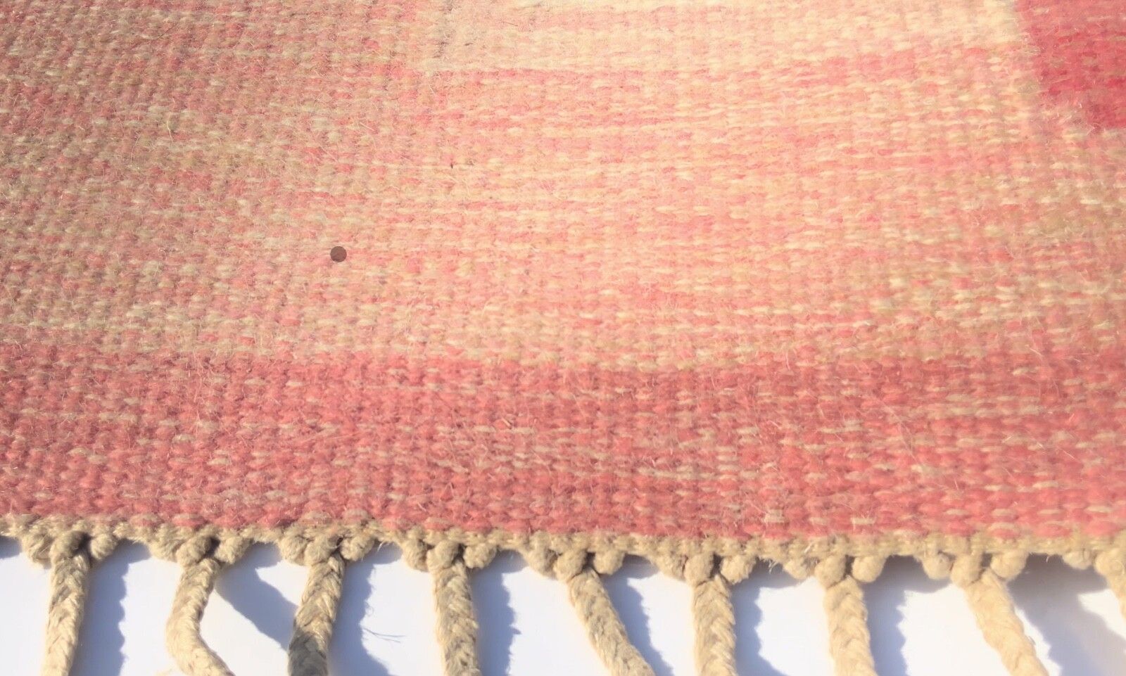 491.0 Swedish Flat Weave Kilim Rölakan Rug By Anna Johanna ångström, Lovö, 1960 70s photo