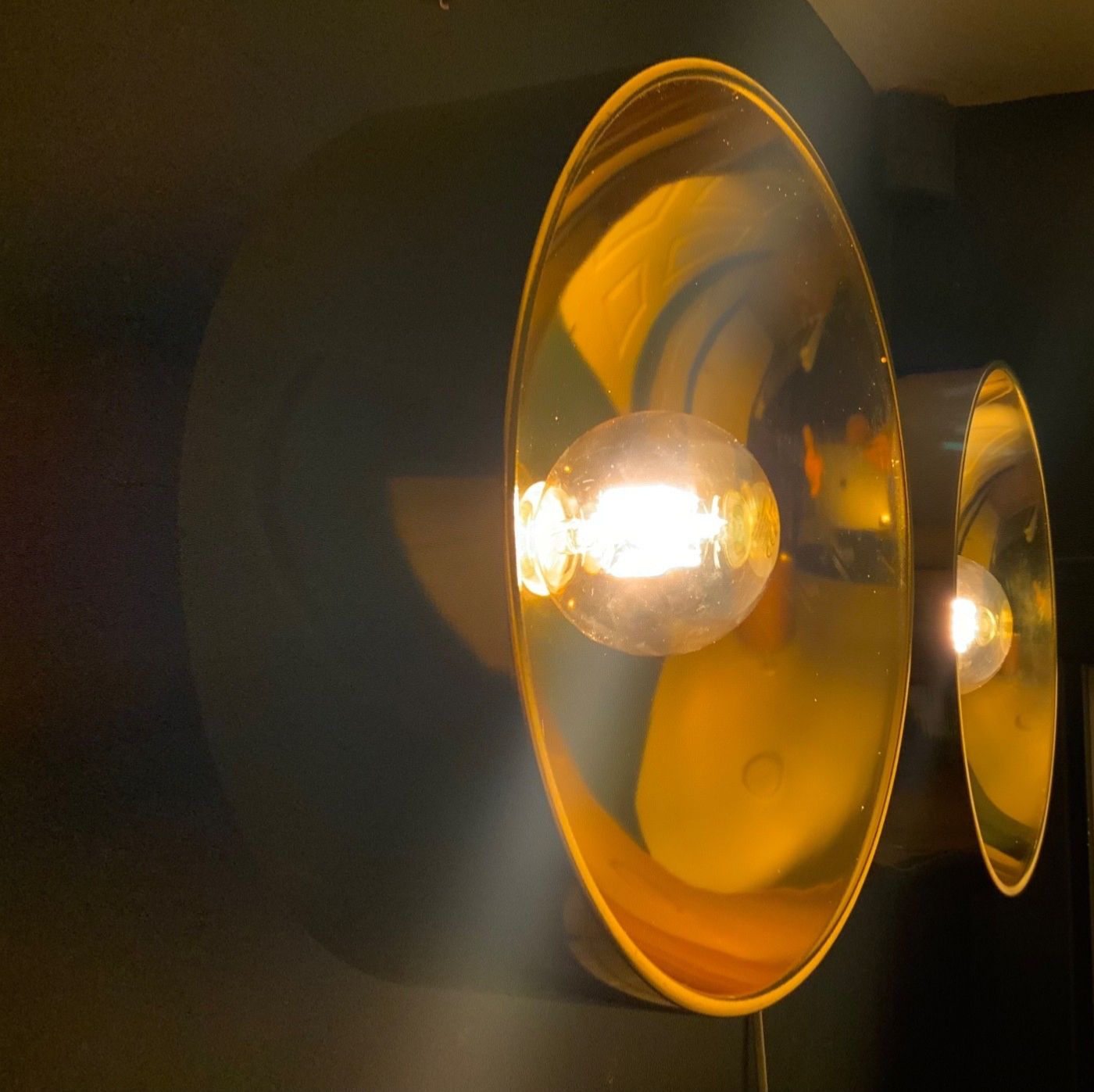 Lighting Set Of 2 Retro Wall Lights By Peter Celsing For Falkenbergs Belysning 1960s 70s photo