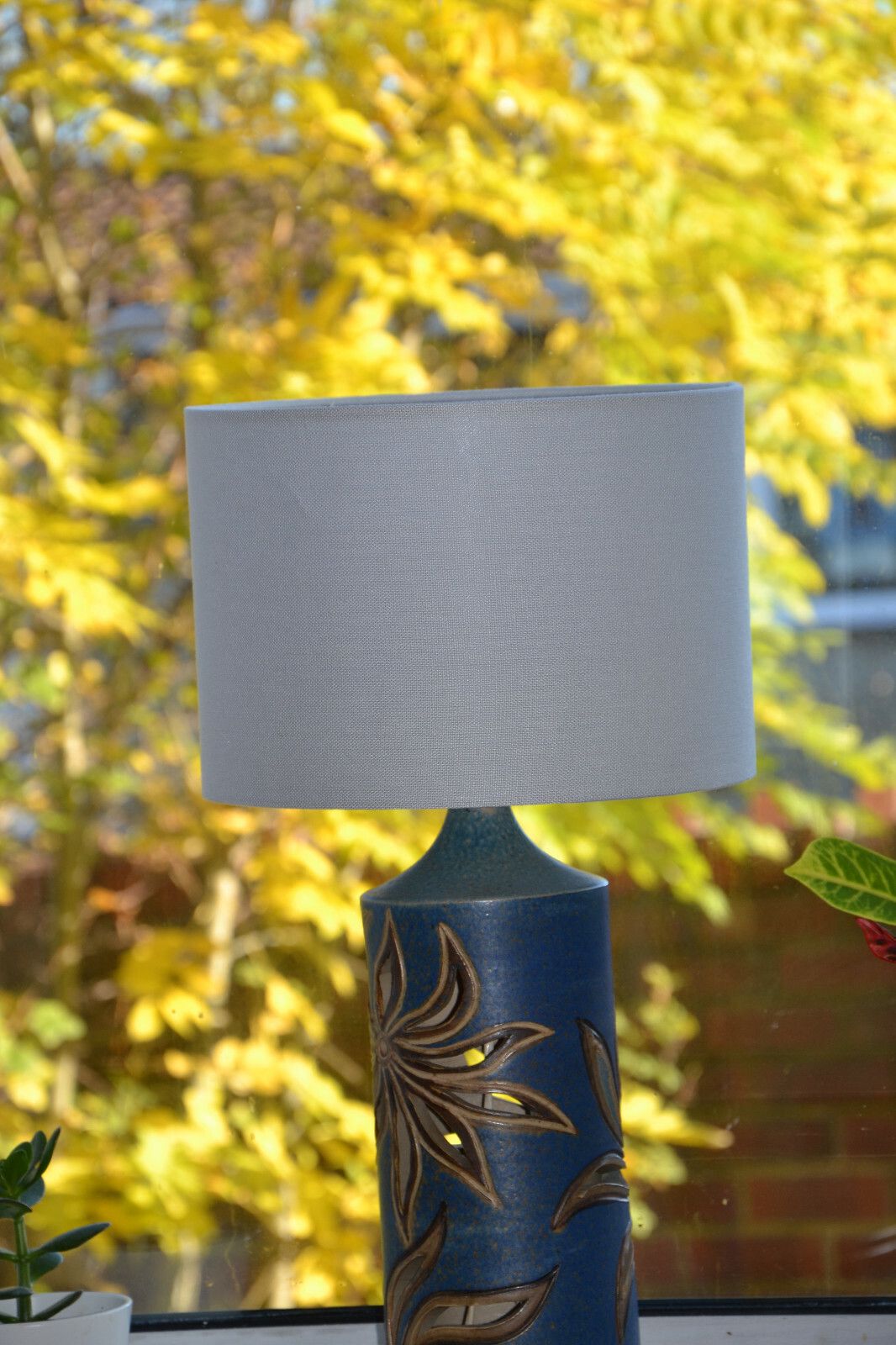 Stoneware Table Lamp Stand By Heinz Preissler, Alingsås Keramik 1970's, Sweden photo furniture