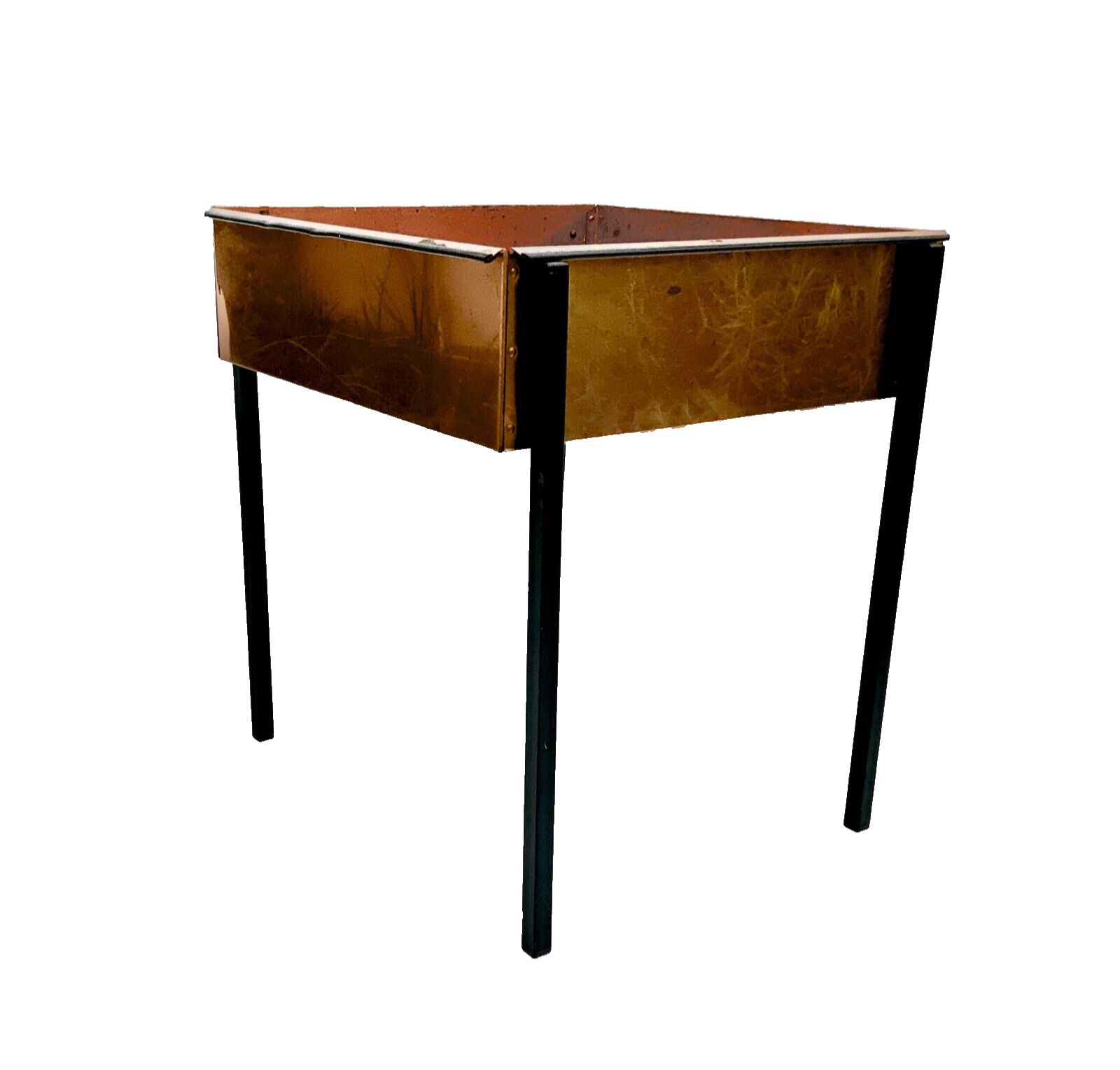 Square Copper Flower Table, Planter, Ab Markaryd H. Agne Jakobsson Sweden 1950s