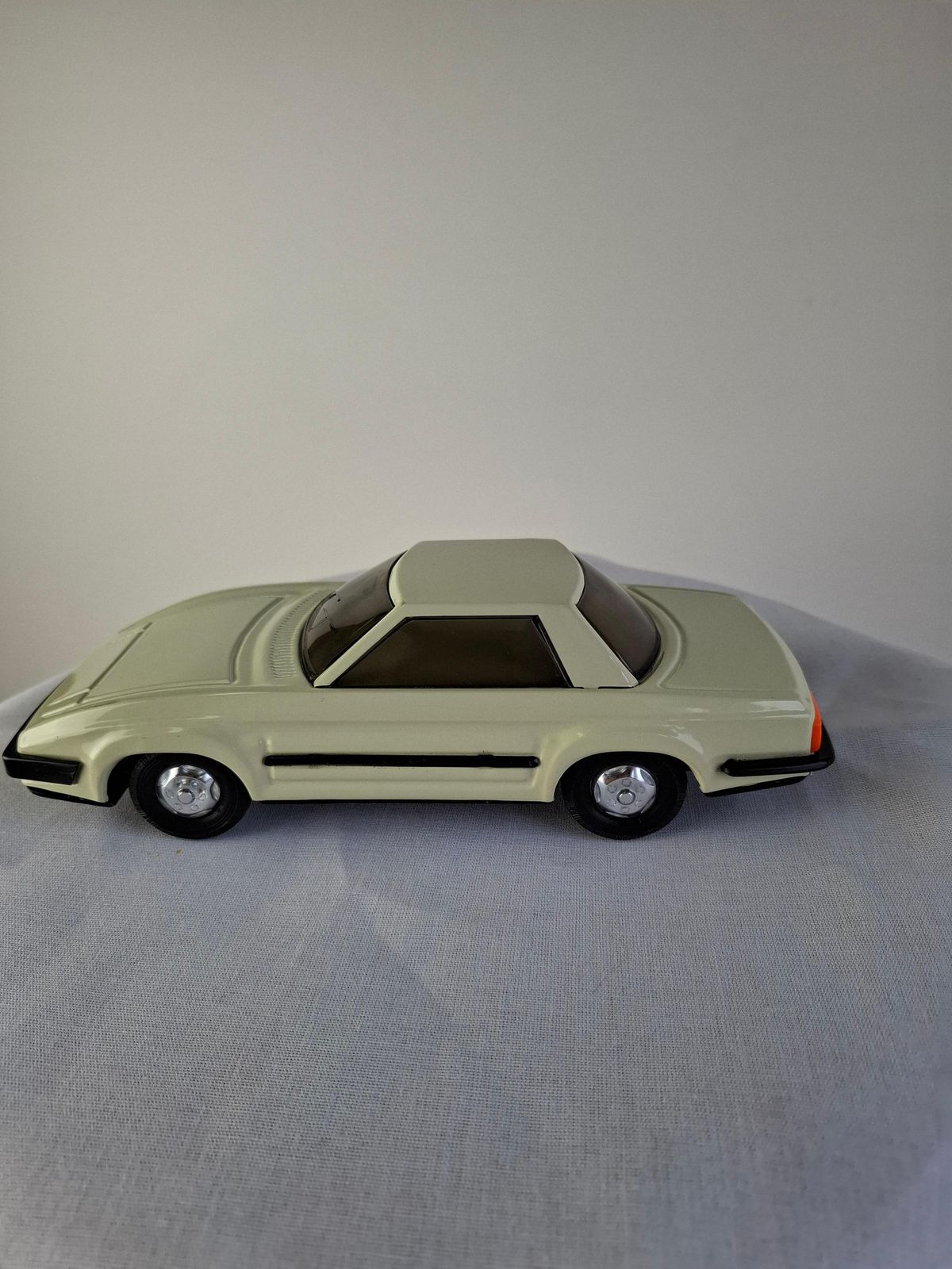 1970s Czechoslovak Ites Igra Norma Tin Friction Toy Car Mid Century Modern Space photo furniture