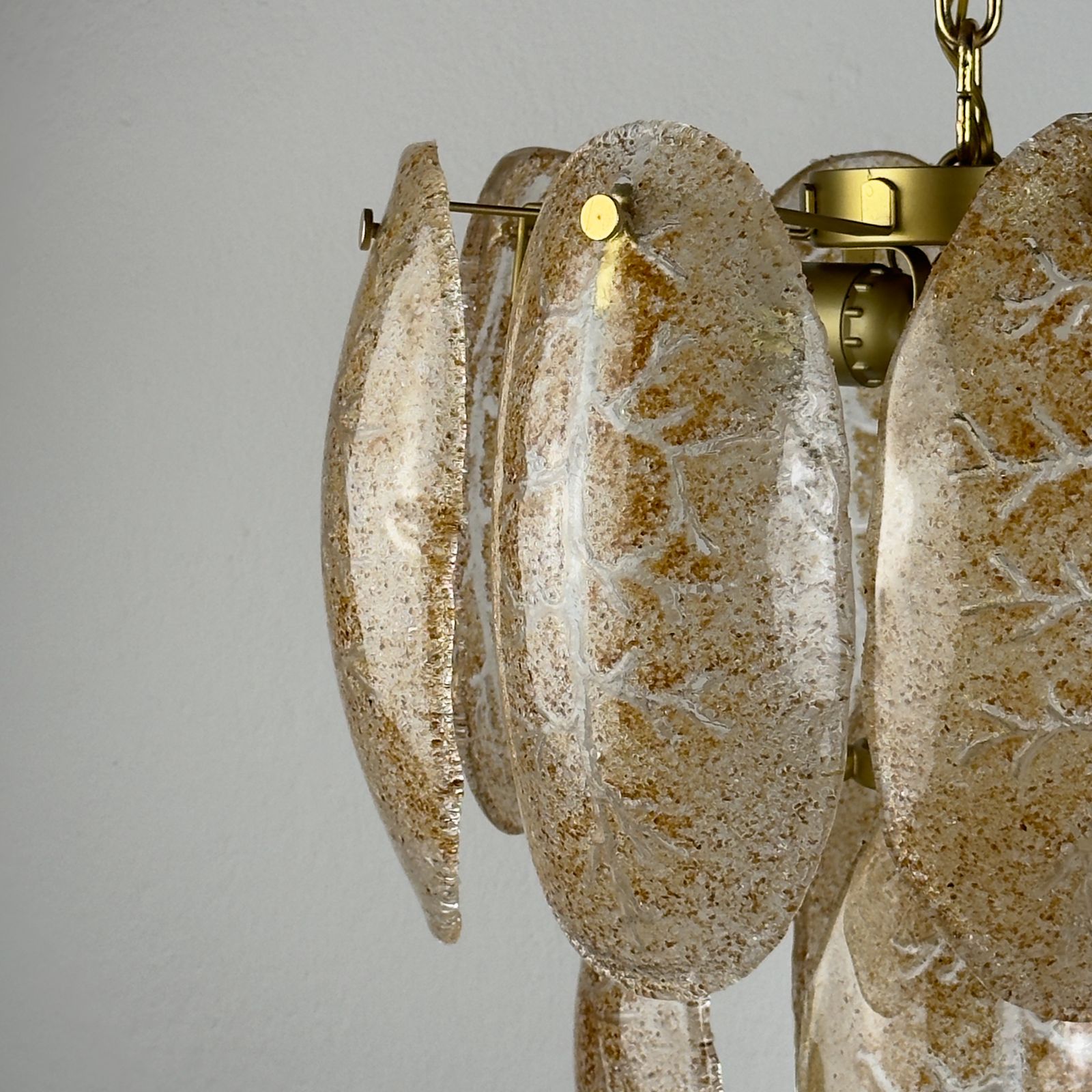 3420.0 Original Cascade Murano Glass Chandelier, Italy 1980s photo
