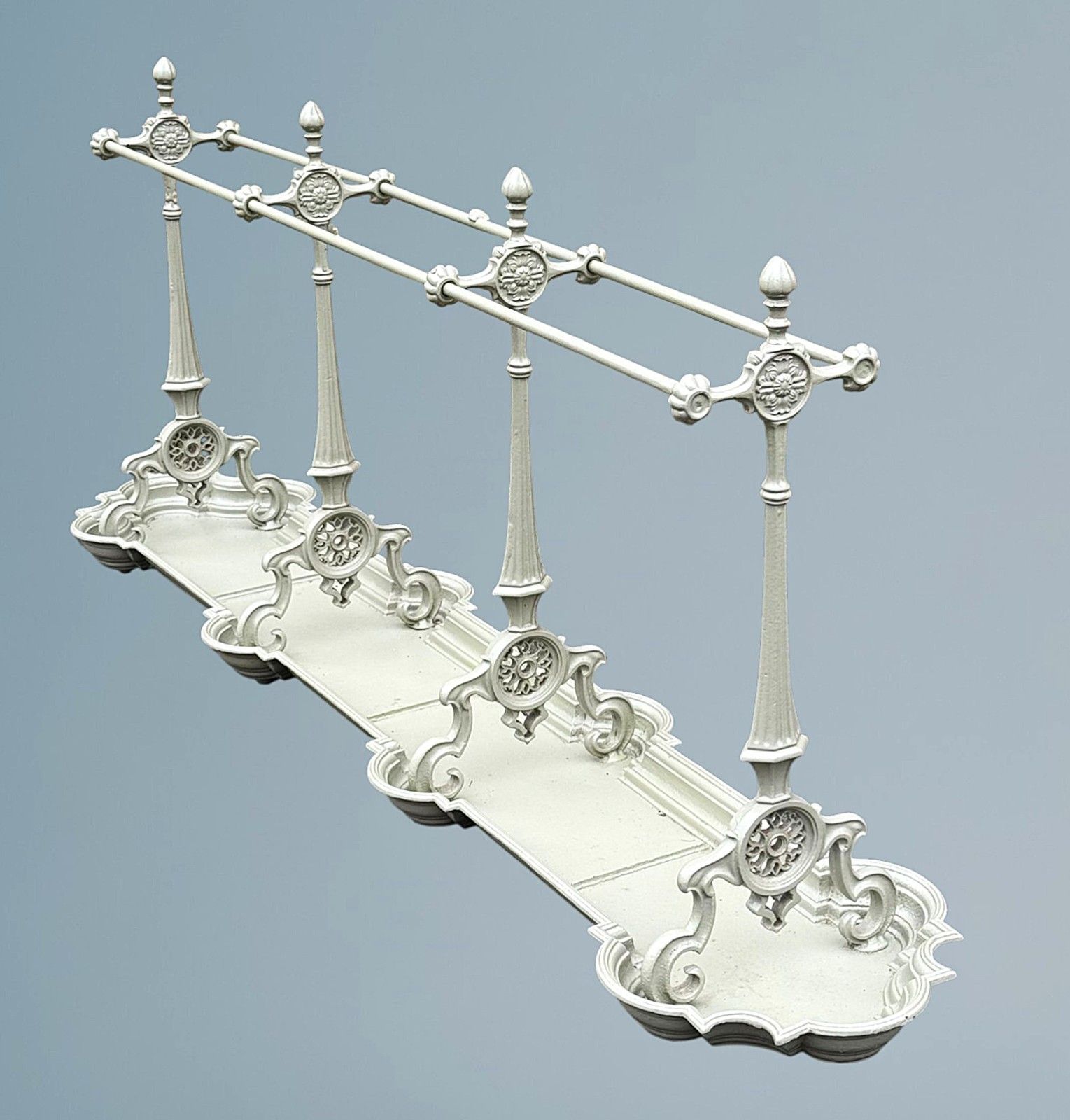 A Large Antique French Cast Iron Umbrella / Stick Stand photo for sale