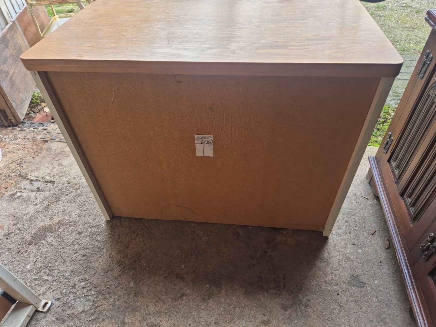 Retro/Vintage/ Mid Centurystag 3 Drawer Chest Of Drawers photo vinterior