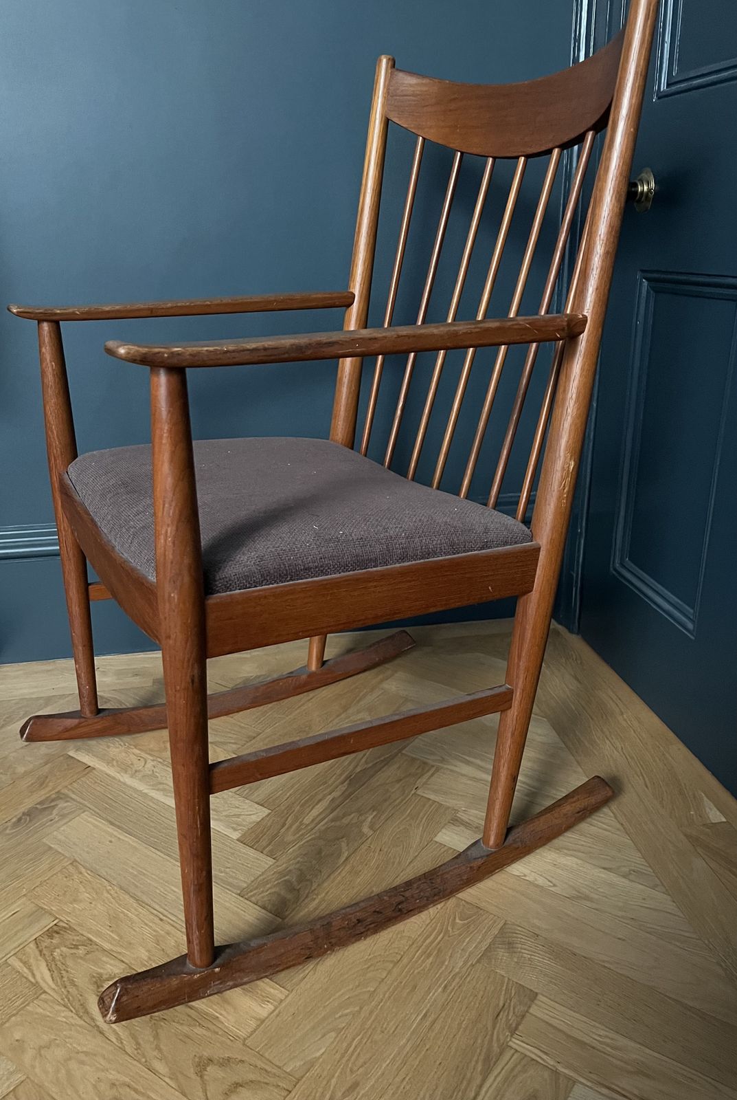 Arne Vodder Sibast Rocking Chair   Mid Century Vintage Danish photo furniture