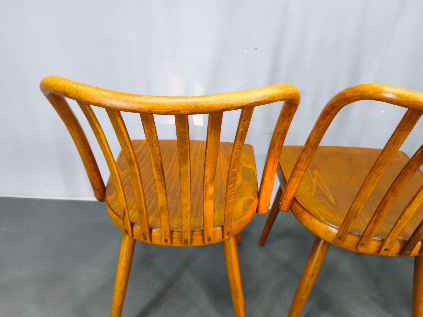 photo furniture Antonin Suman For Ton Dining Chairs, 1960s, Set Of Four