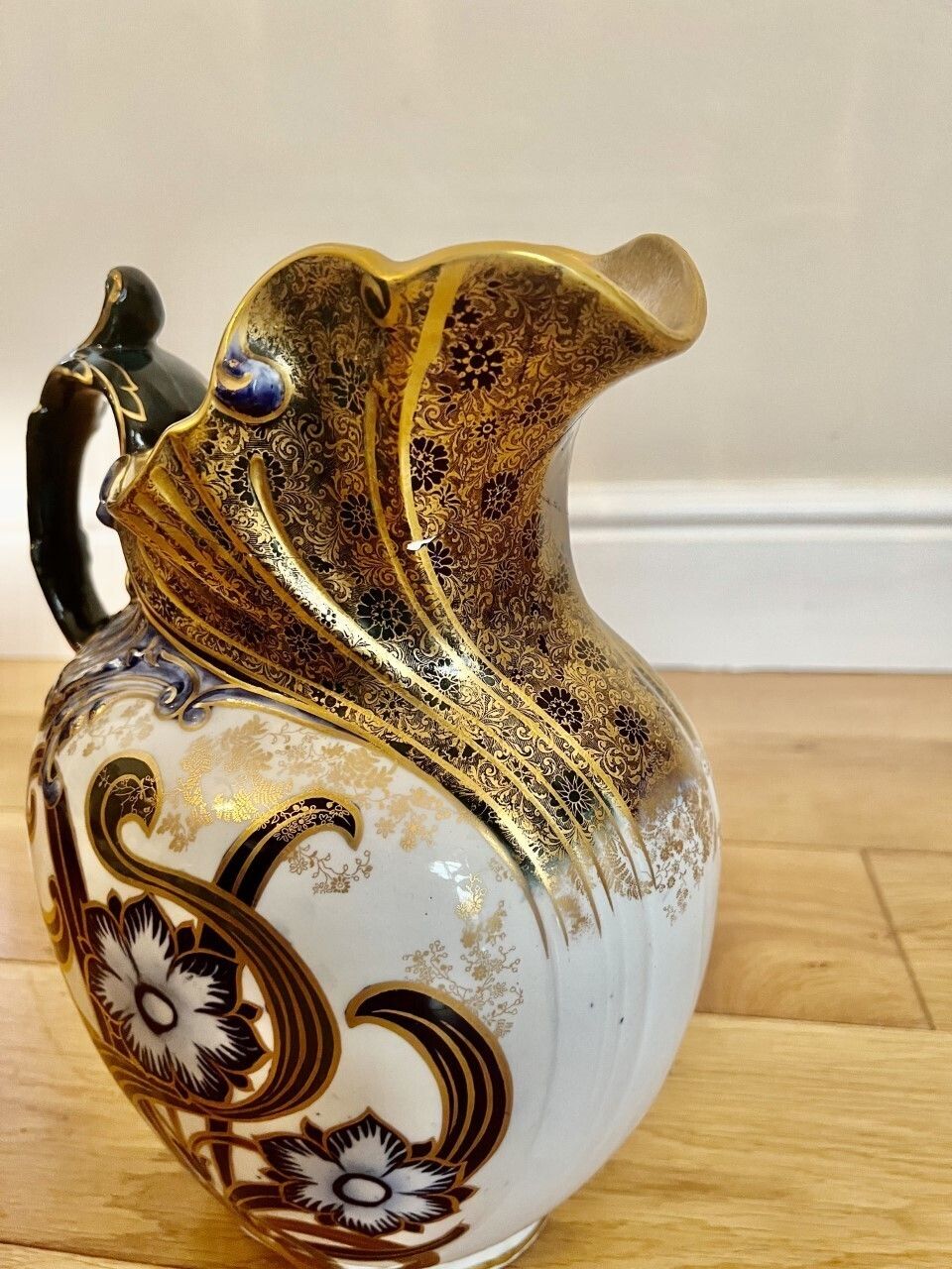 Rare Pair Of Victorian Quality Doulton Burslem Jug & Bowl Set photo 1250.0