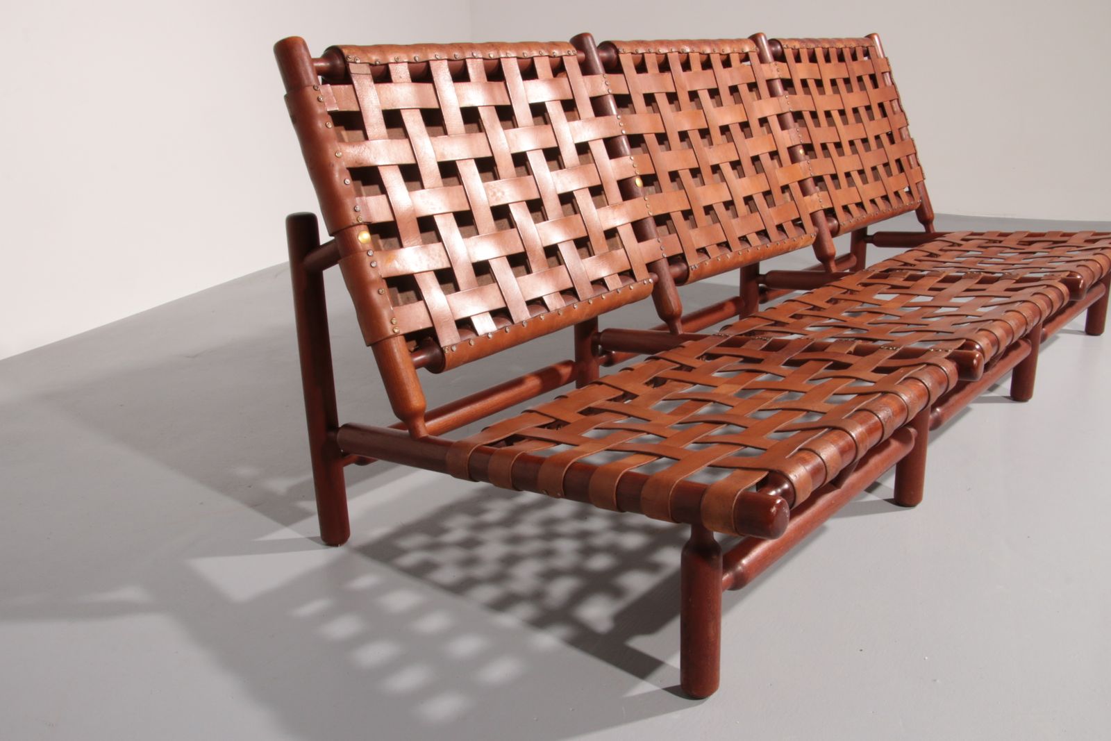 Three Seater Sofa By Ilmari Tapiovaara For Paolo Arnaboldi, Italy 1957 photo buy