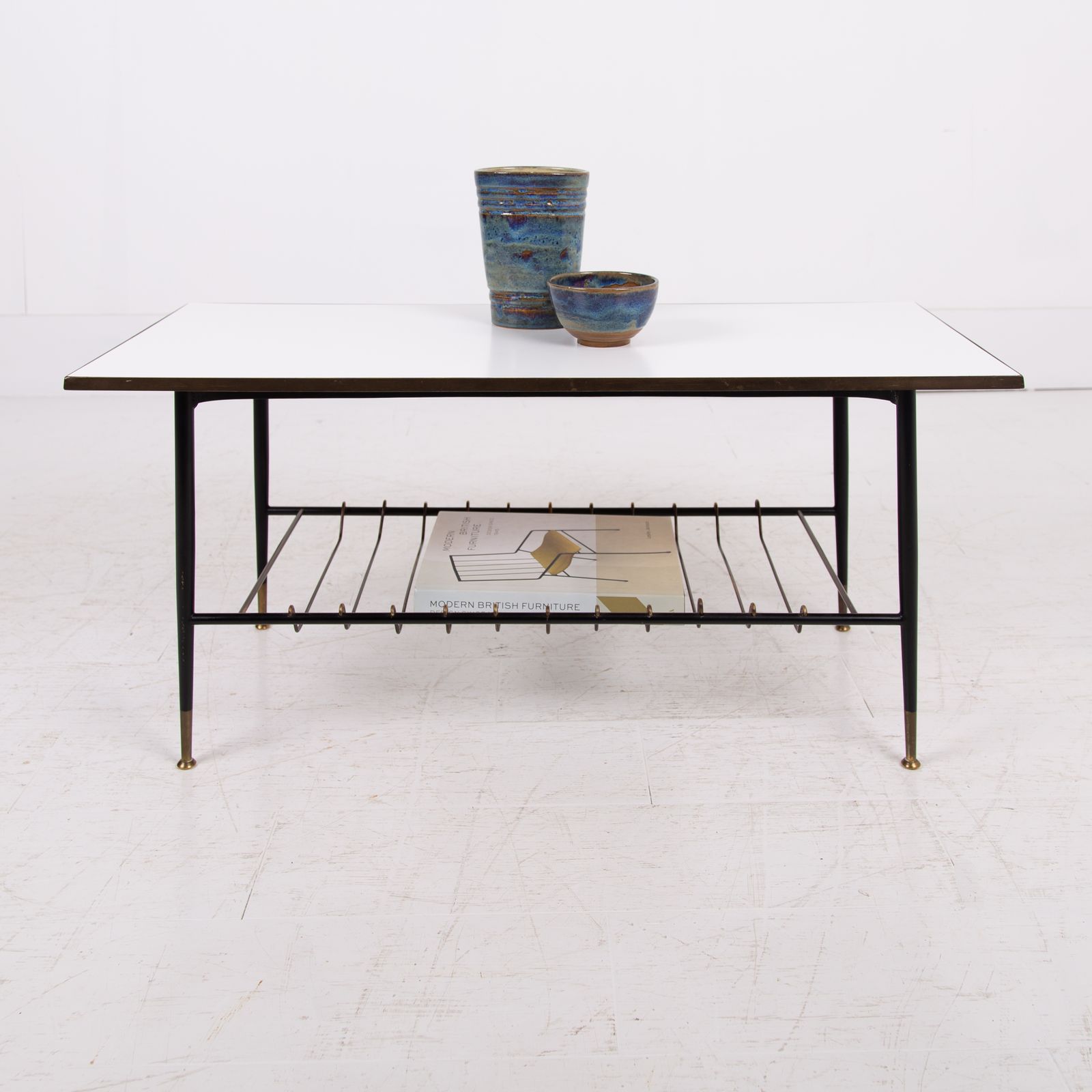 photo vinterior Mid Century Brass Coffee Table By Jwc Payne For Heals No3
