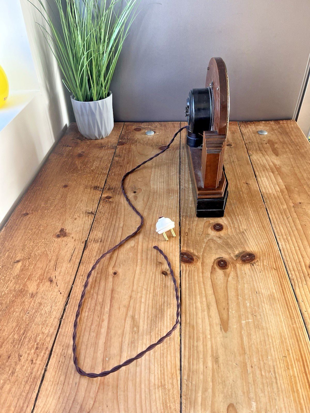 Large Antique Art Deco Oak Metamec Presentation Mantel Clock Prop Spares Repairs photo 65.0