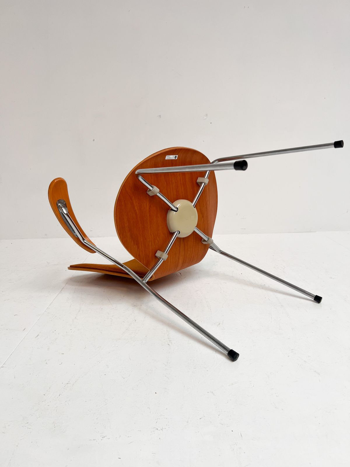 photo vintage Wooden 3207 Chair By Arne Jacobsen For Fritz Hansen, 1980s
