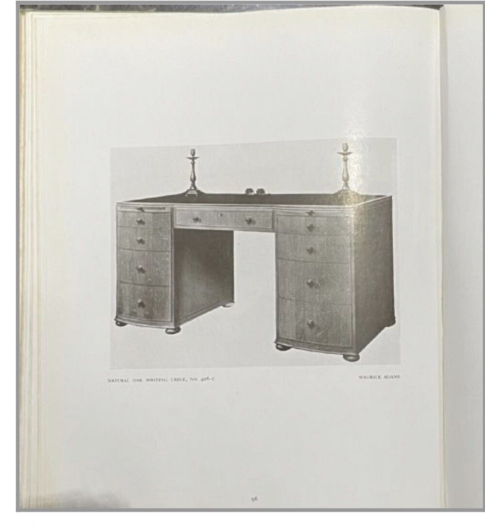 photo furniture Fine Art Deco Desk By Maurice Adams.