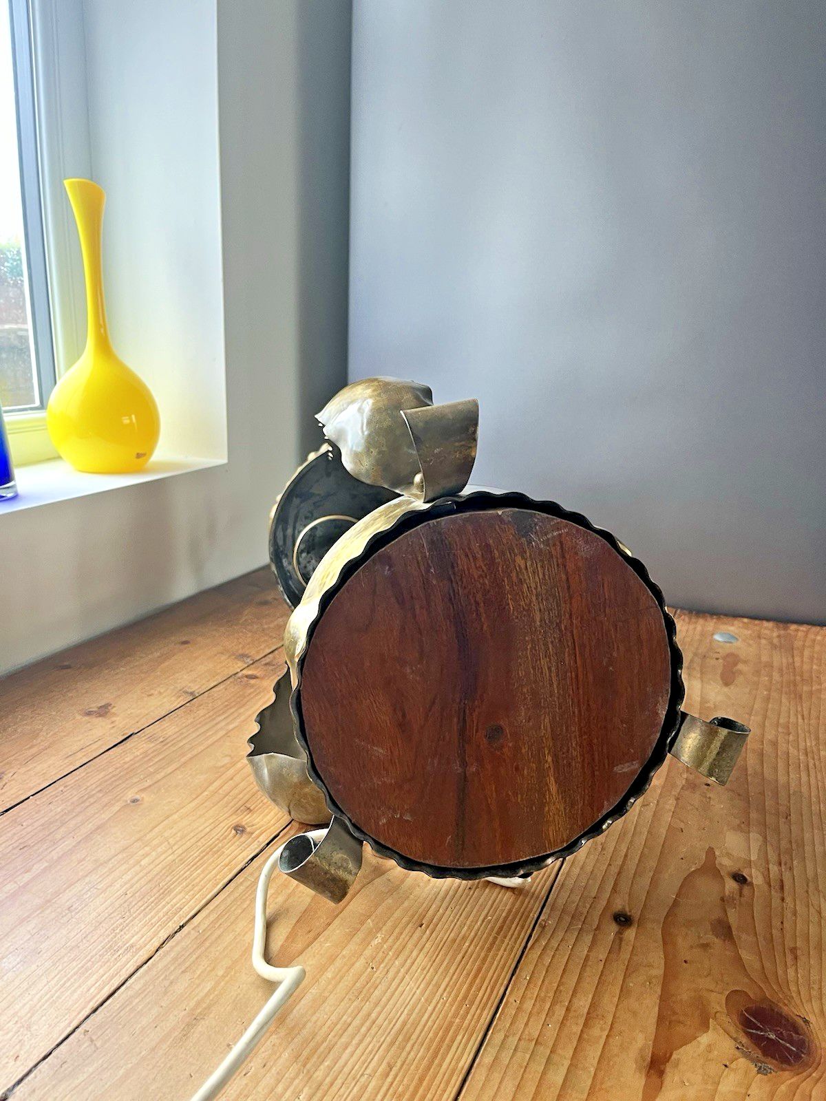 photo furniture Huge Antique Arts & Crafts / Art Nouveau Brass Ceiling Light Porch Lantern Lamp