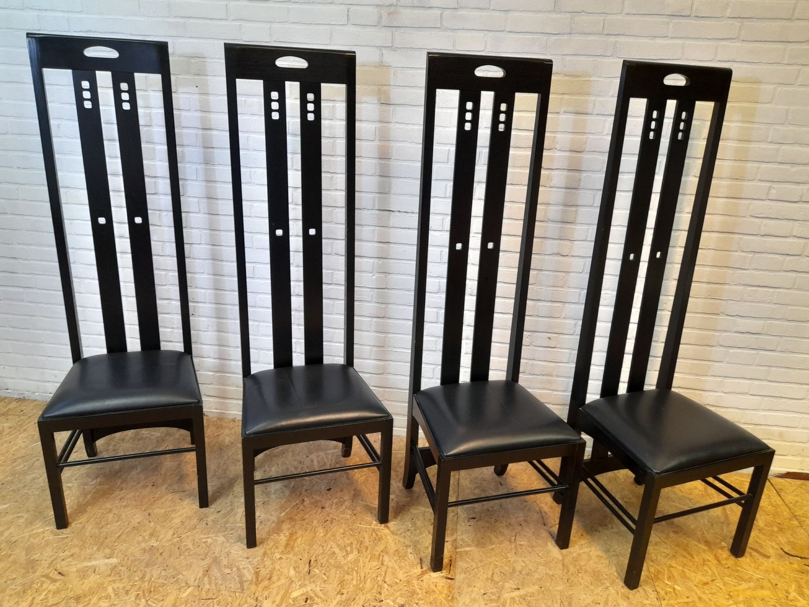 photo furniture Set Of 4 Ingram Chairs Charles Rennie Mackintosch