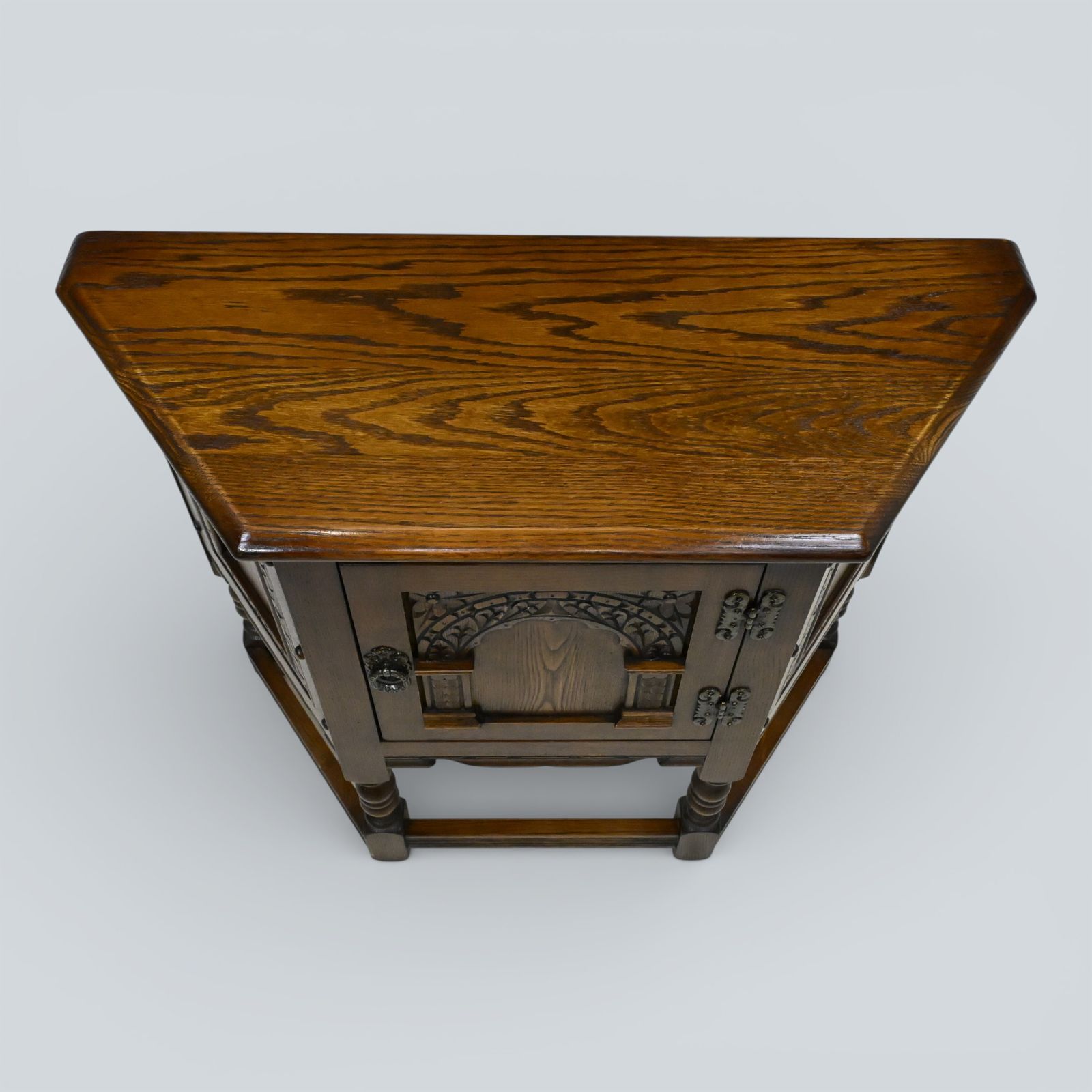 photo furniture Old Charm Canted Hall Table Light Oak Finish Free Uk Delivery*